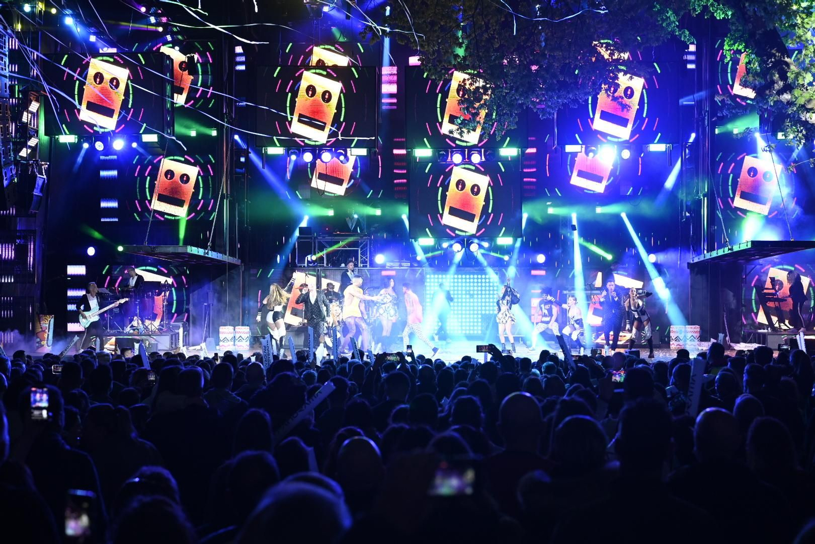 La orquesta Panorama en Amoeiro