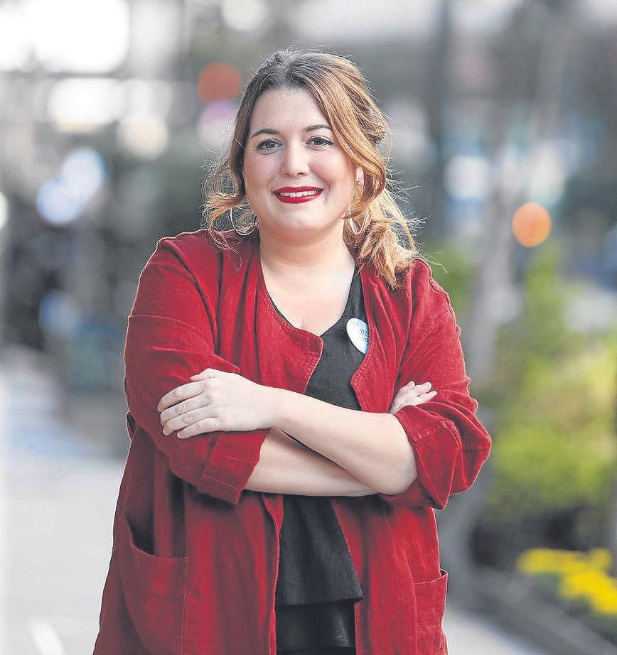 A candidata de Unidas Podemos, Ángela Rodríguez 'Pam'.