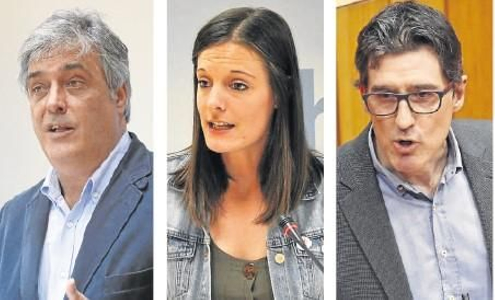 Pedro Puy, Olalla Rodil y Pablo Arangüena.