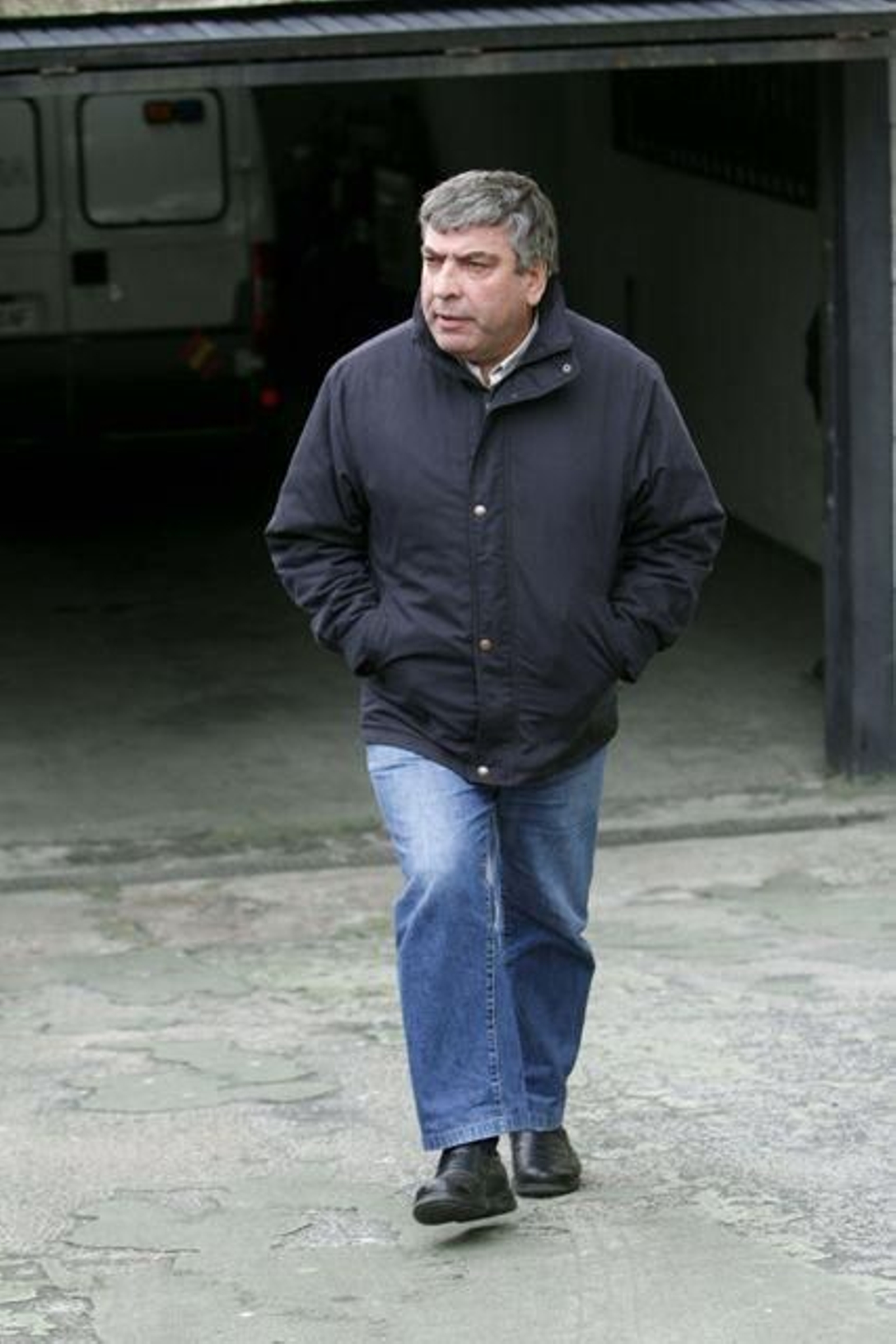 José Álvarez Valverde, "Cacheiro", a la salida del juzgado el pasado miércoles.