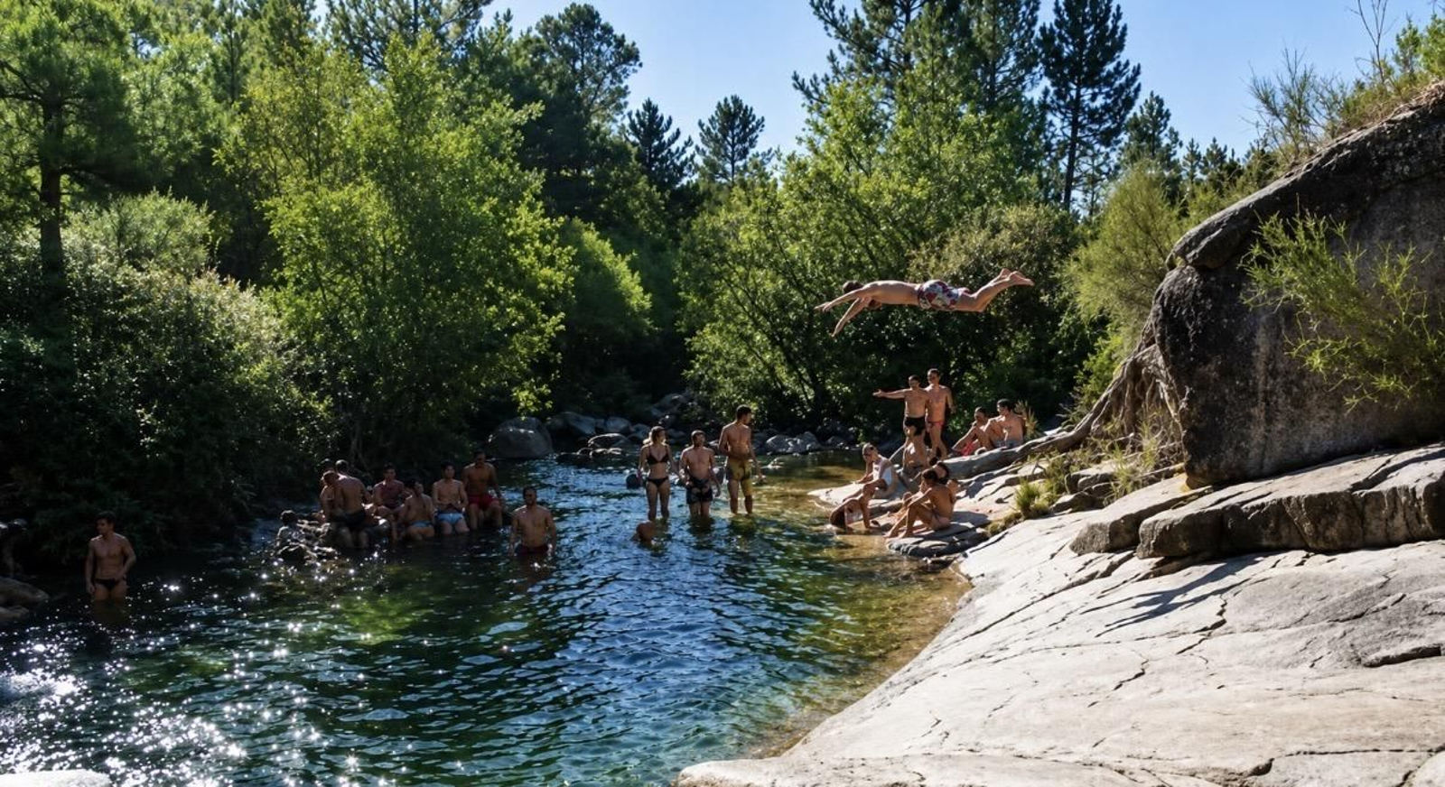 Pozas de Vilameá, O Xurés.