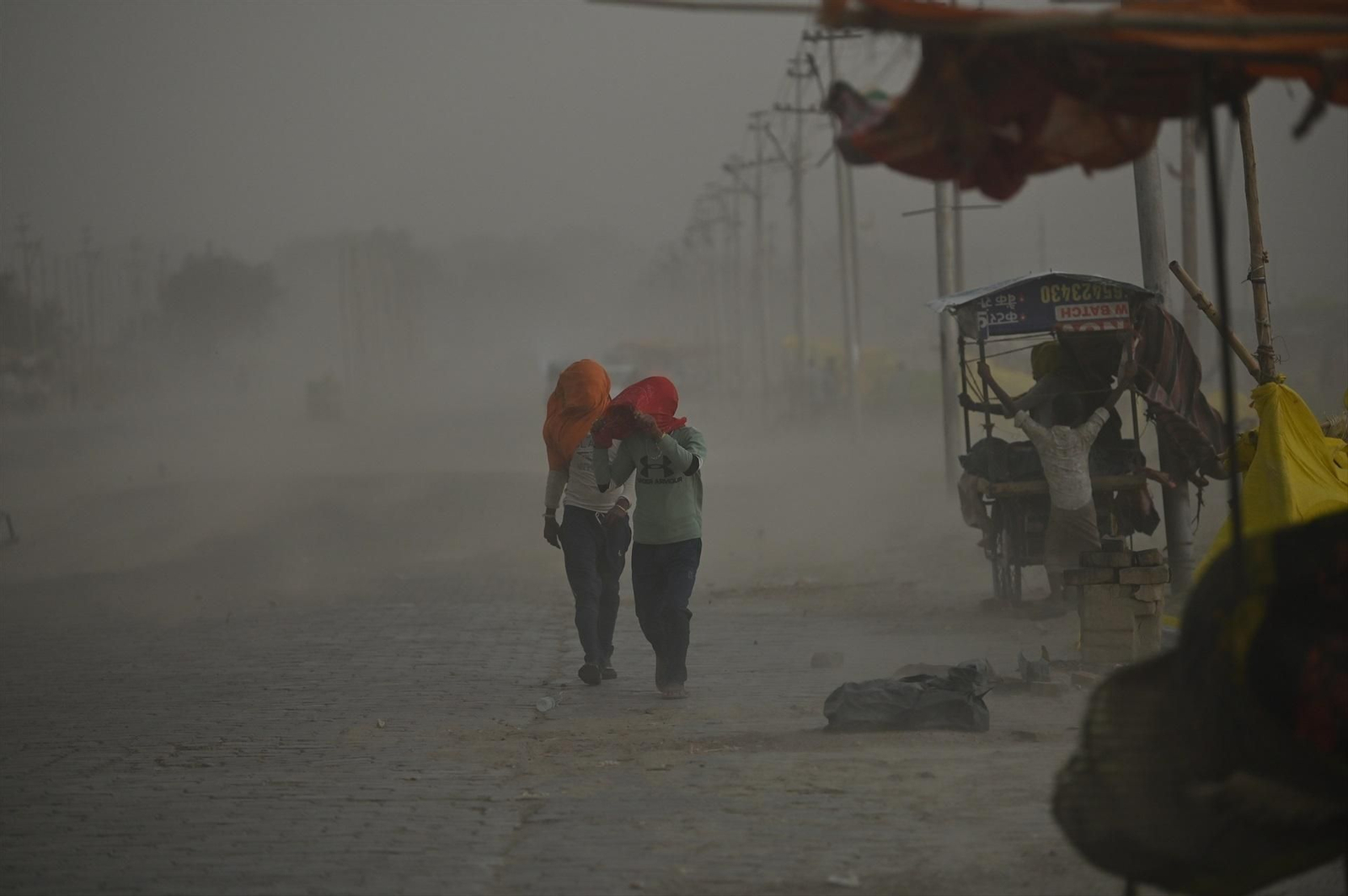 Fuerte tormenta en el norte de India