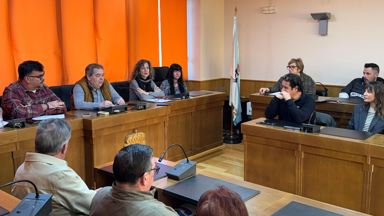 Pleno extraordinario celebrado este luns no Concello de Verín.