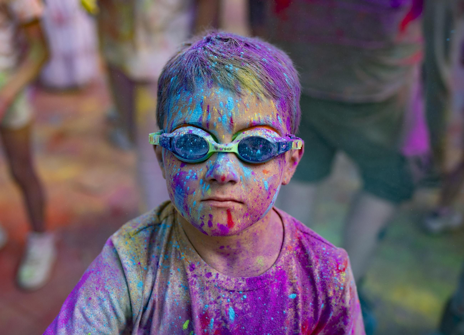 Galería | La fiesta de colores en Xinzo en imágenes