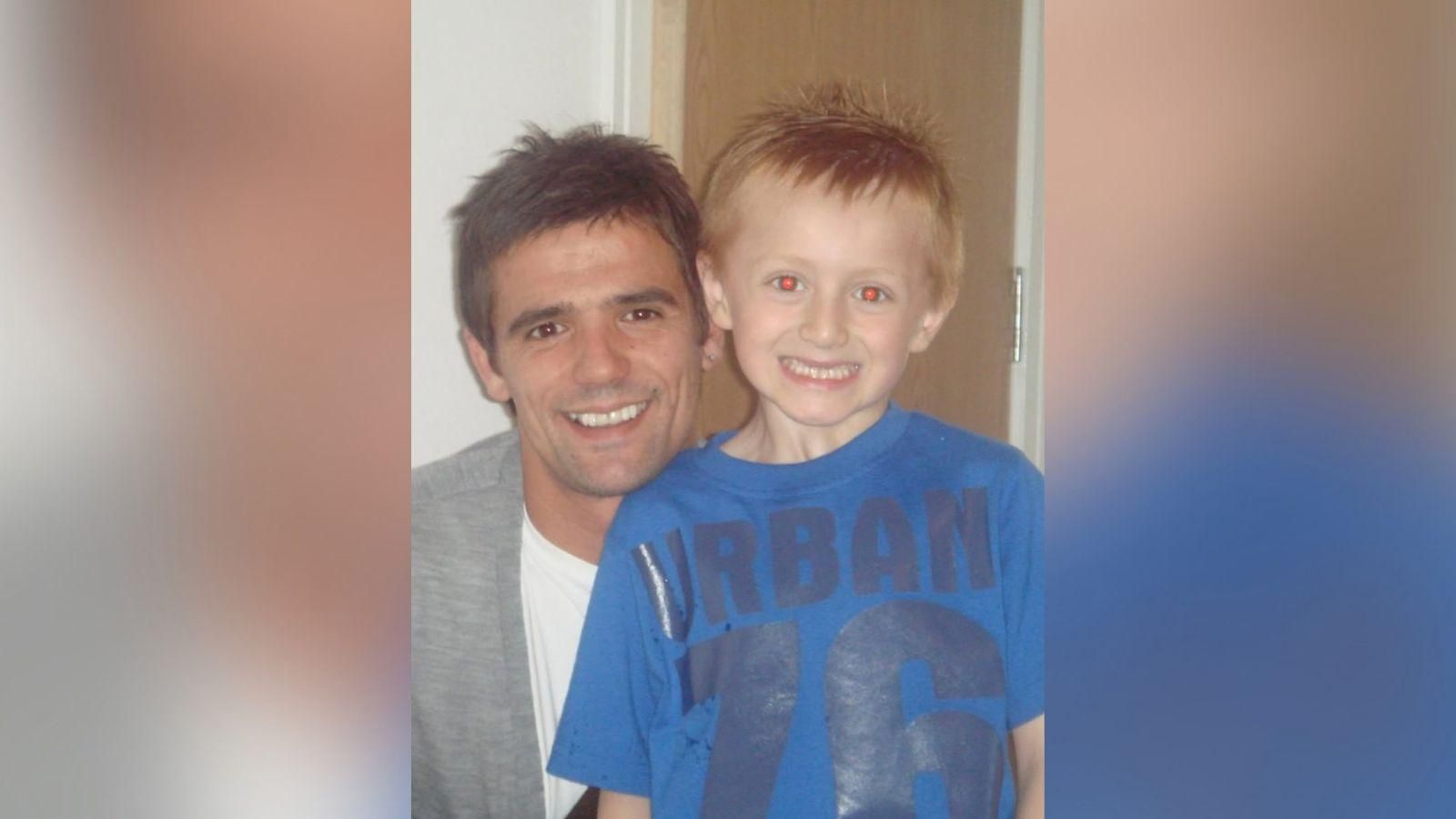 El exfutbolista gallego Nacho Novo junto a Ross en una de las imágenes que ha compartido.