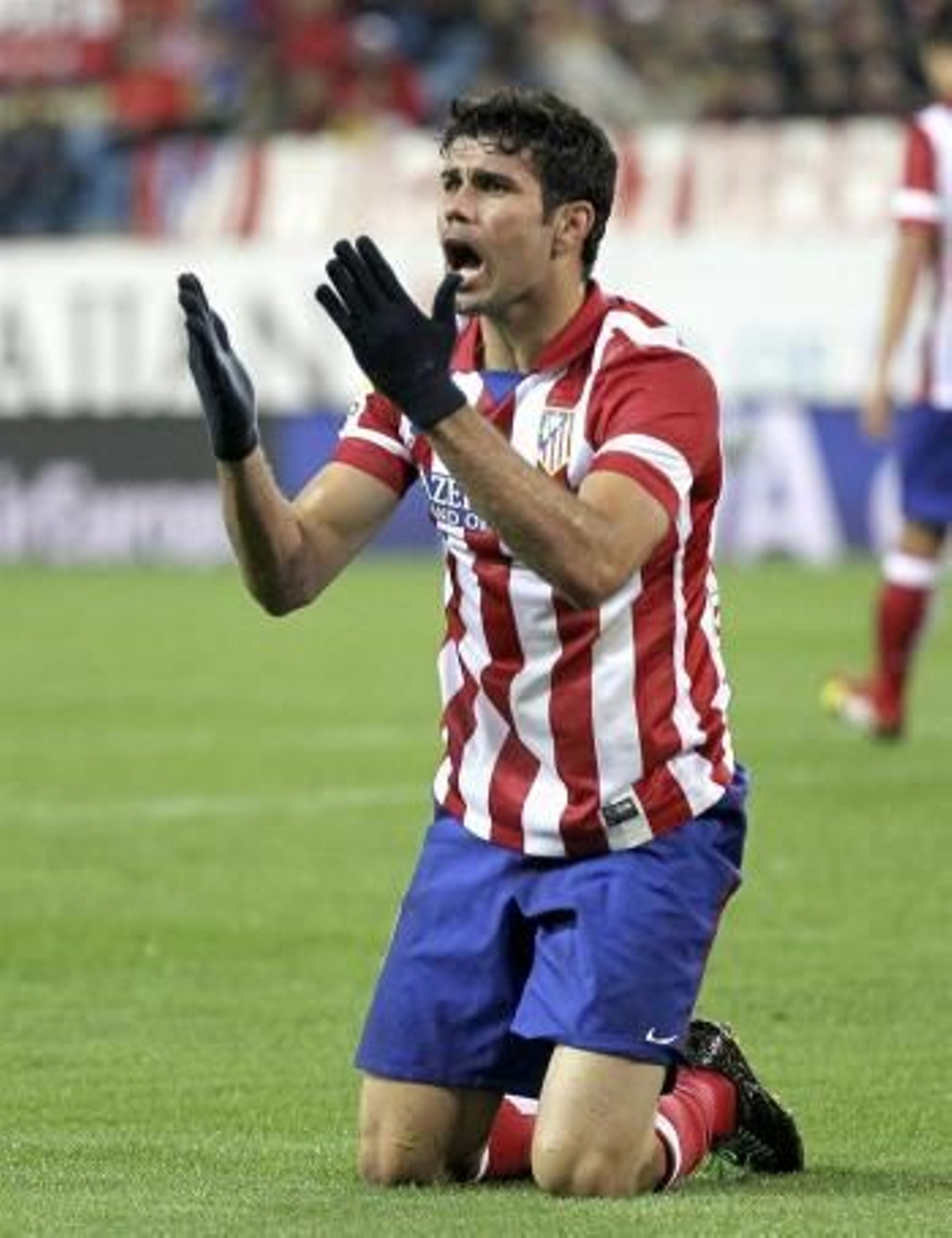 El delantero brasileño del Atlético de Madrid, Diego Costa