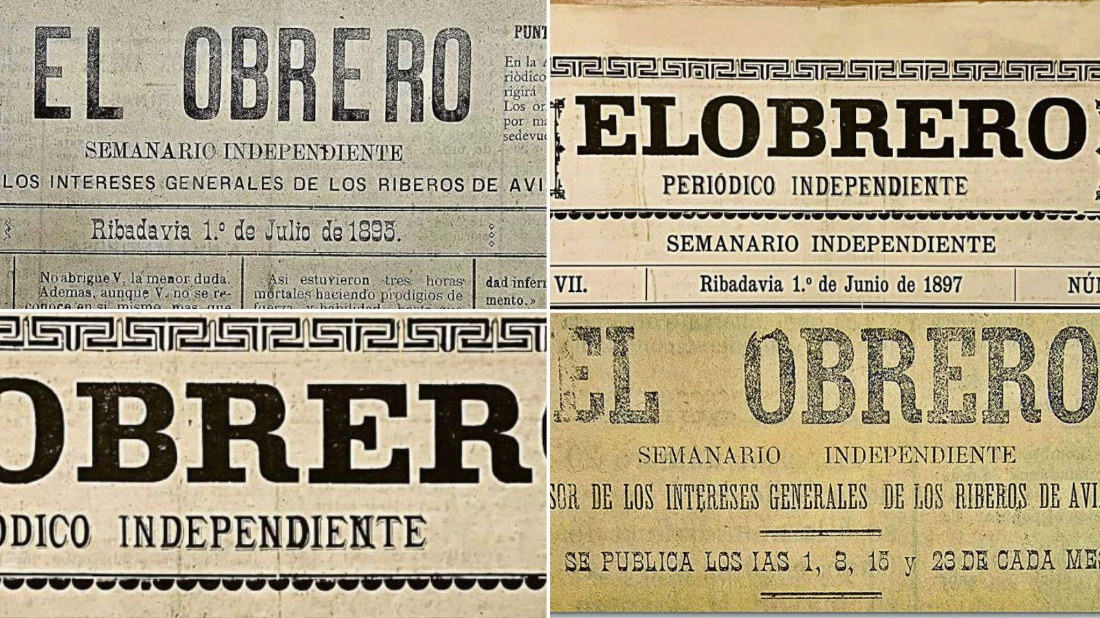 El Obrero, defensor de los intereses generales de los Riberos de Avia y Miño