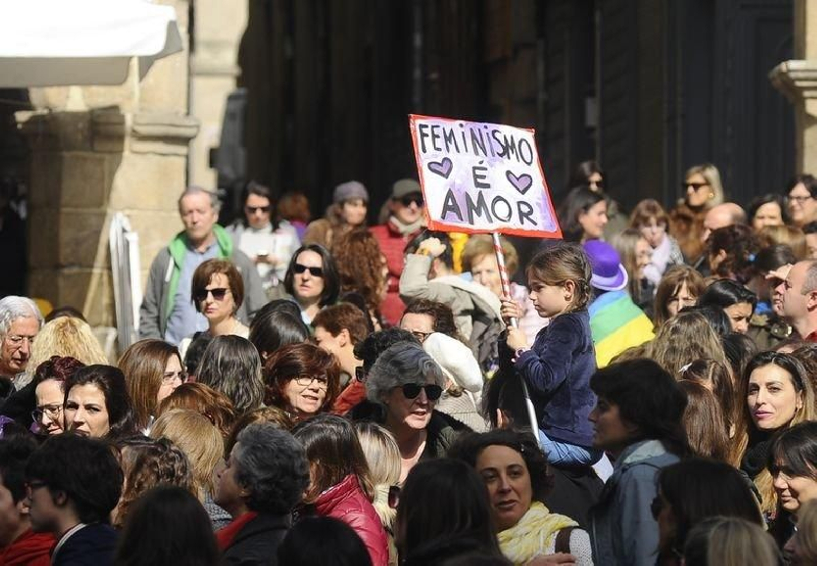 Concentracion 8-M en Ourense