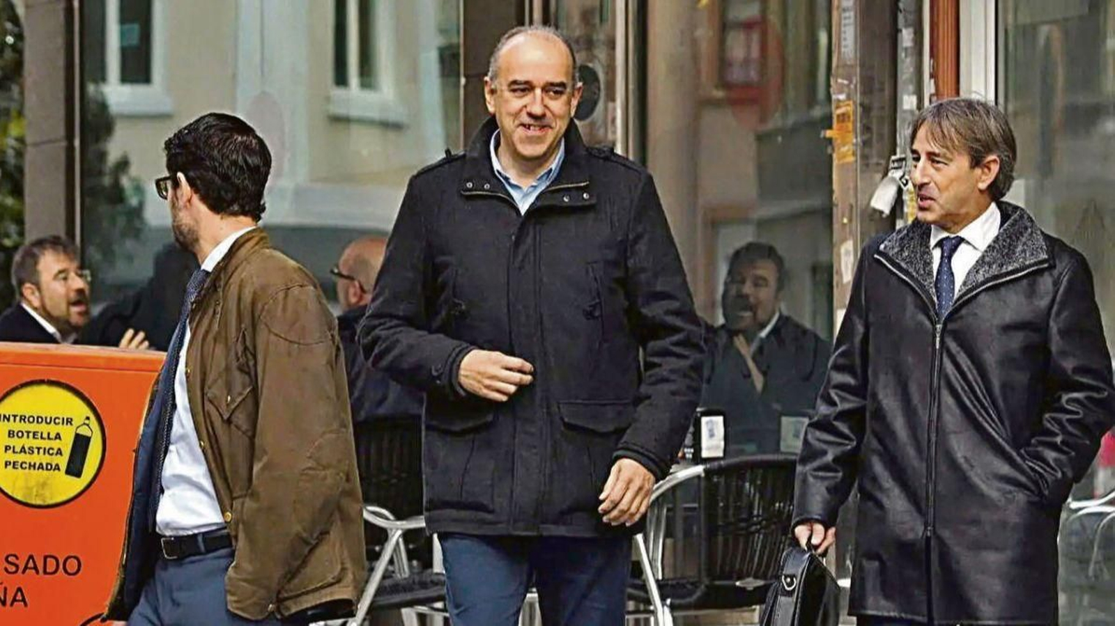 Manuel Reija, uno de los acusados, antes de una comparecencia judicial en 2024.