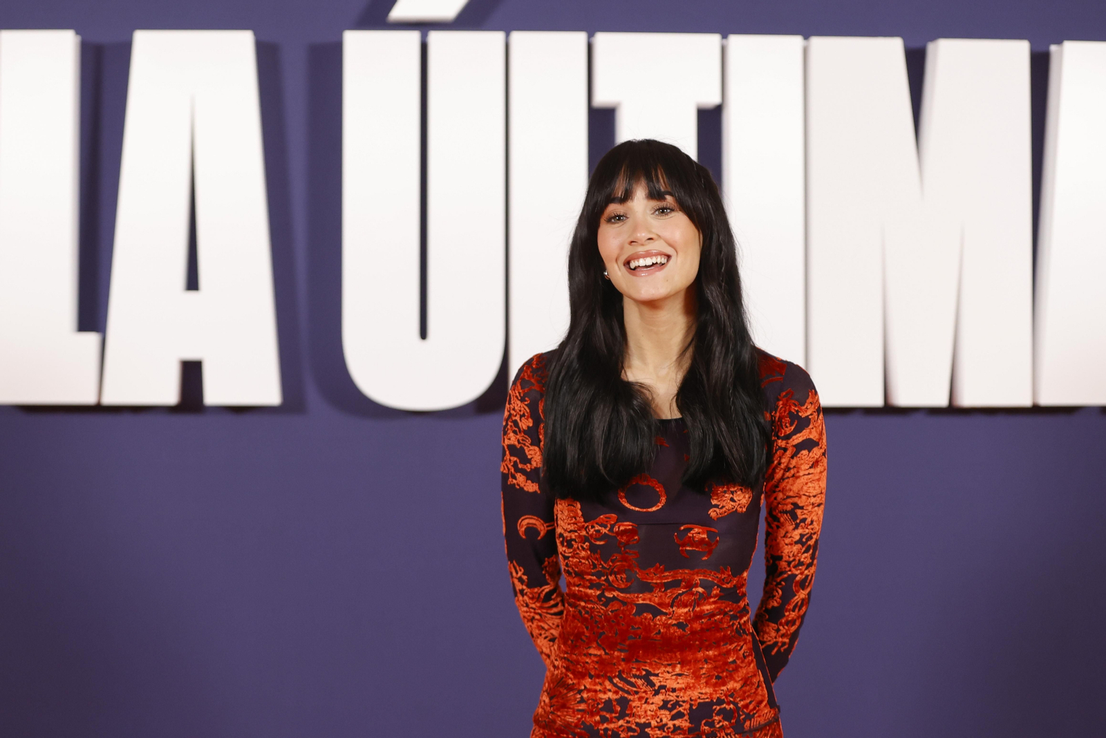 Aitana en la presentación de “La última”.