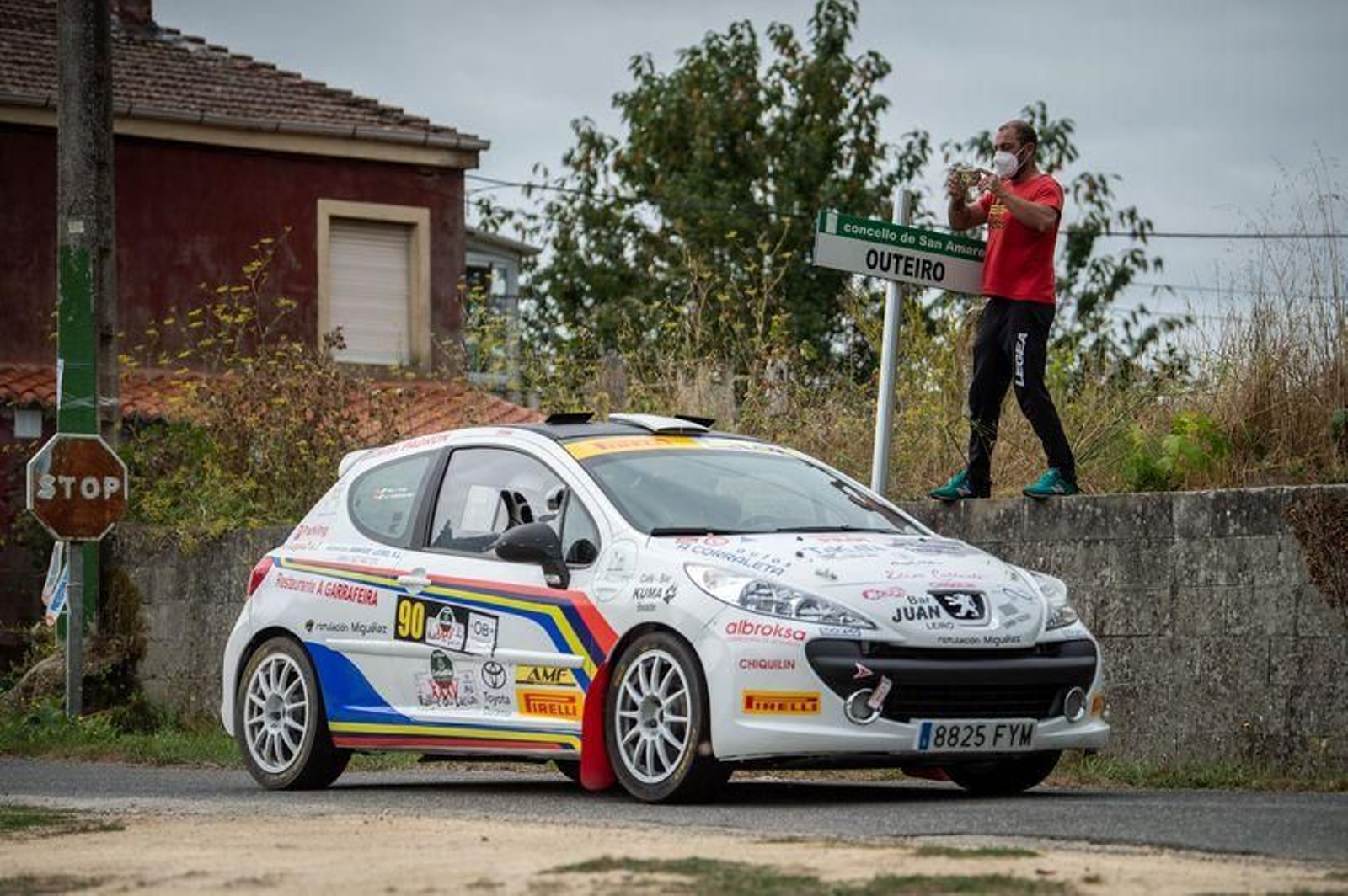 Sesión matinal de la segunda jornada del Rally do Lacón (ÓSCAR PINAL)
