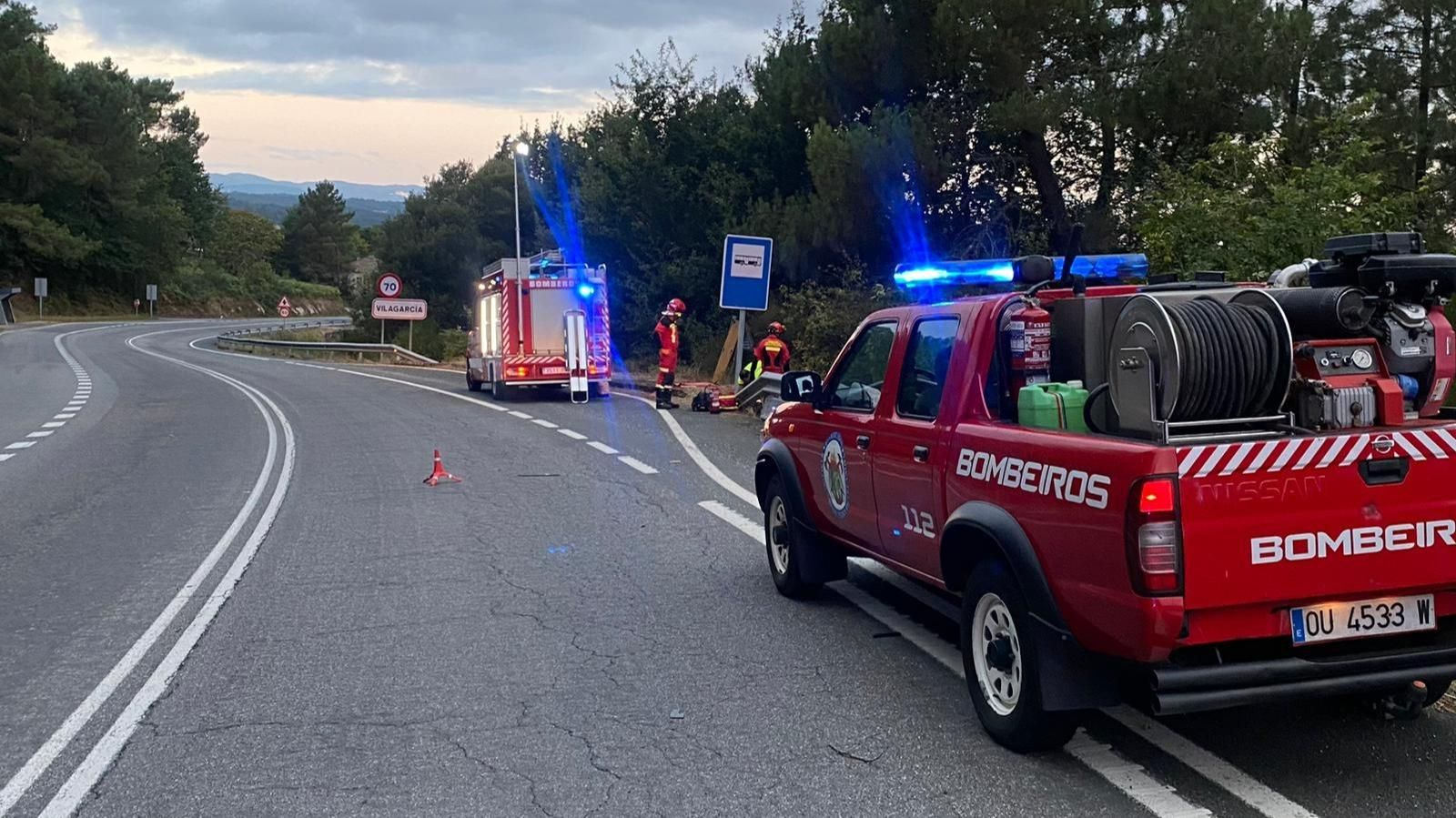 Accidente mortal en Ramirás