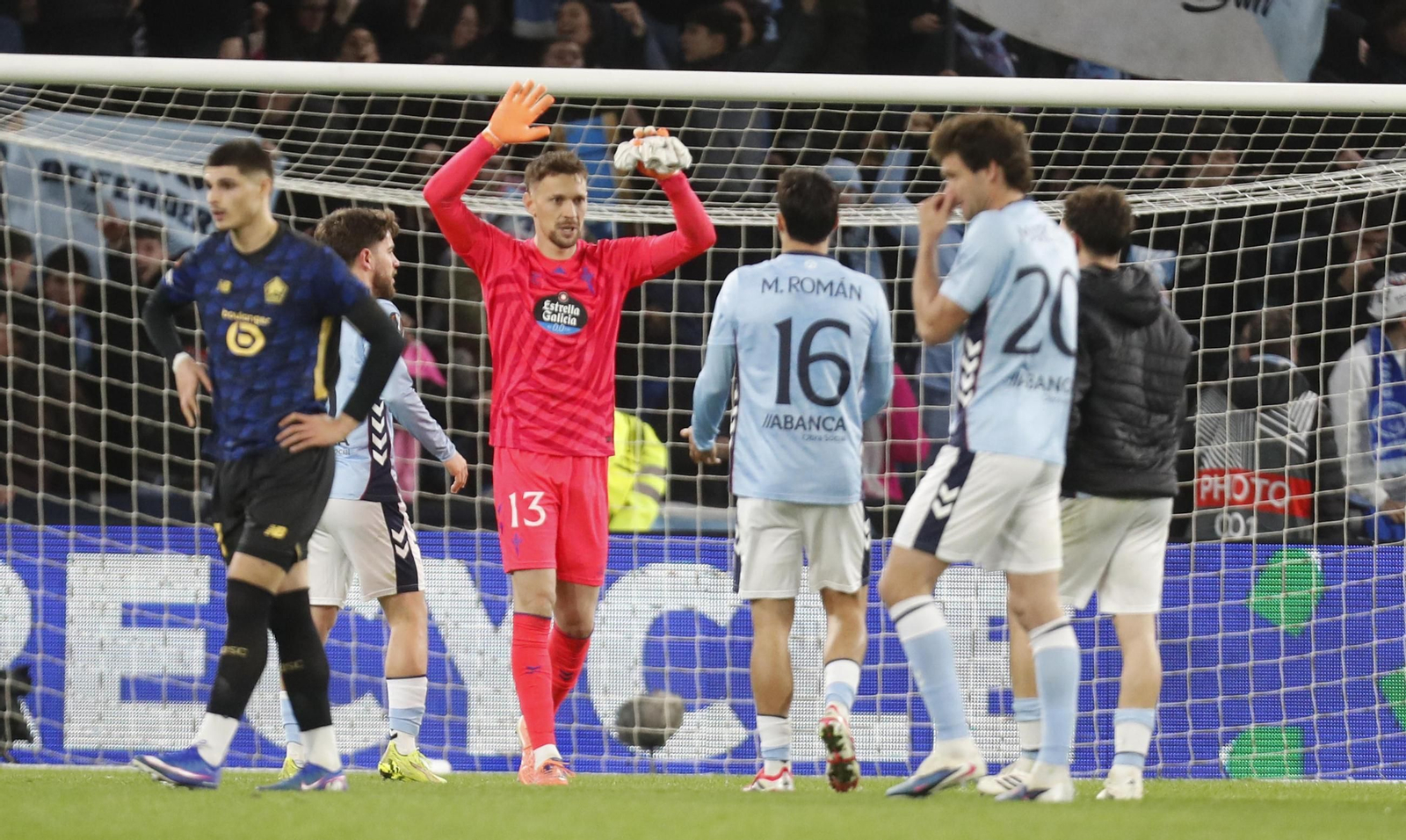 Galería | El Celta recibe al Lille en Balaídos