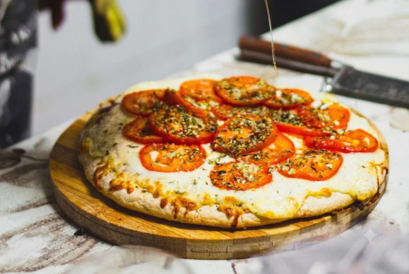 Estilo argentino inconfundible: las pizzas de Bar Dero, en Castro Caldelas, destacan por su gran variedad.