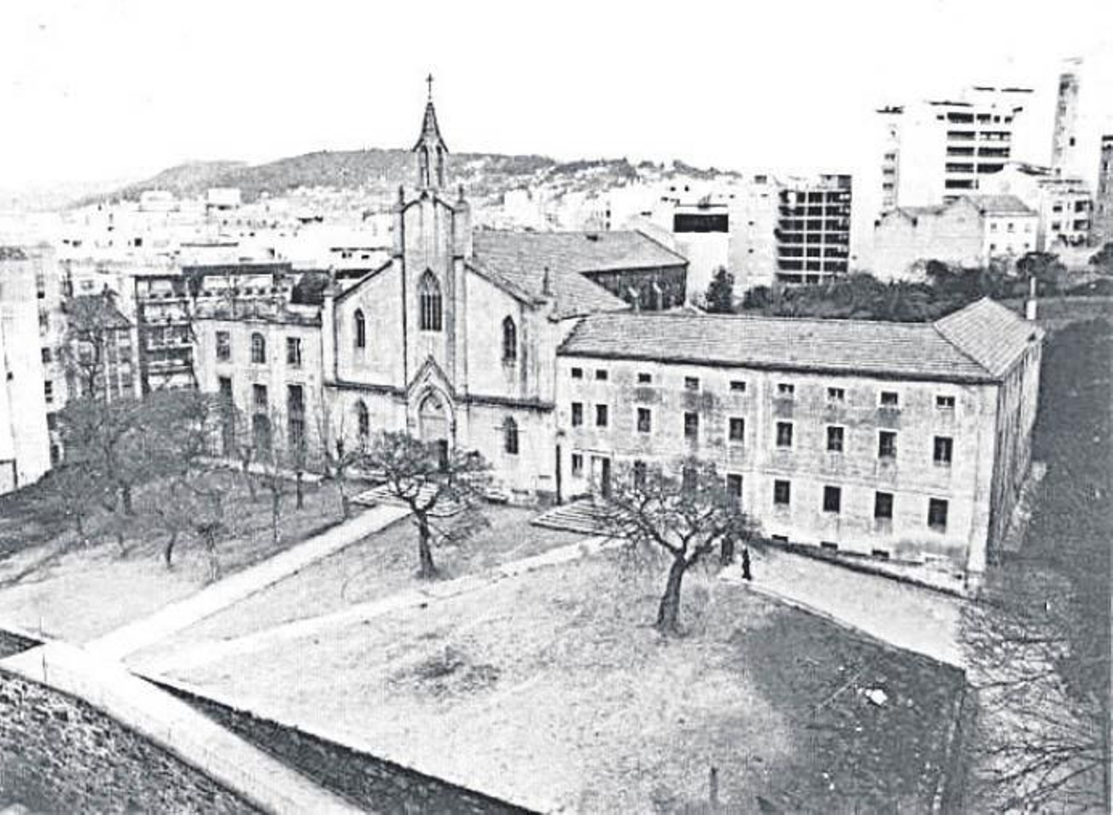 Imagen del antiguo convento de los capuchinos en Vigo.
