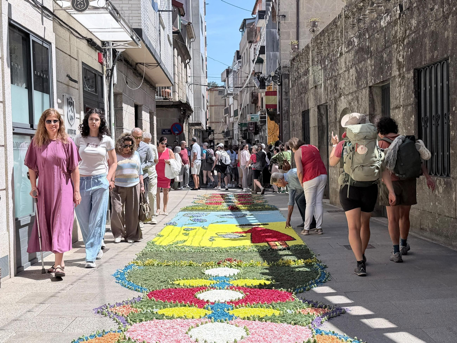 Celebración del Corpus en Redondela.