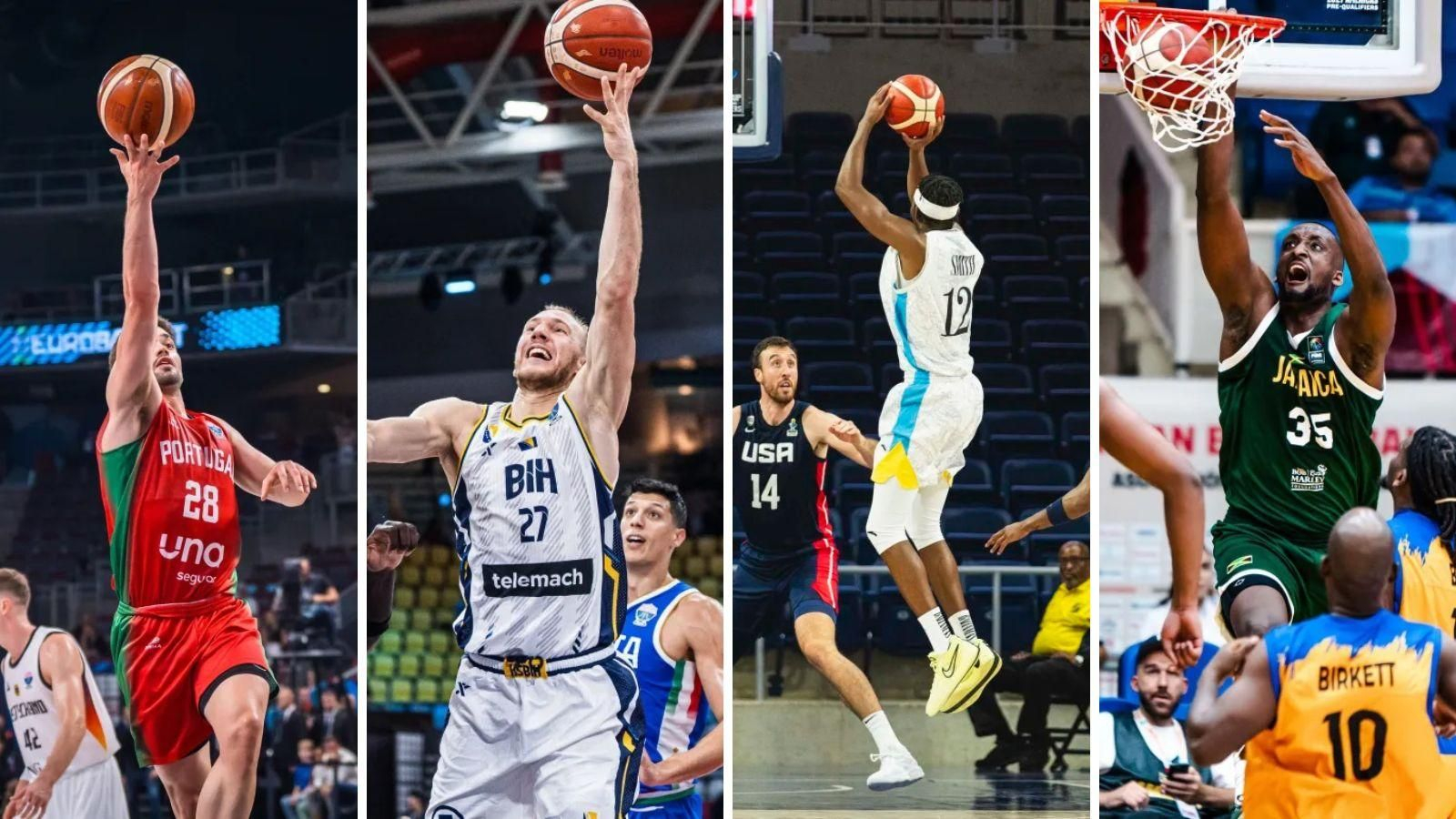 Rafa Lisboa (Portugal), Vrabac (Bosnia), Kentwan Smith (Bahamas) y Romaro Gill (Jamaica).