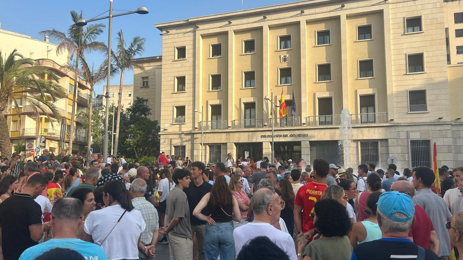 Protesta contra la gestión del gobierno en Ceuta