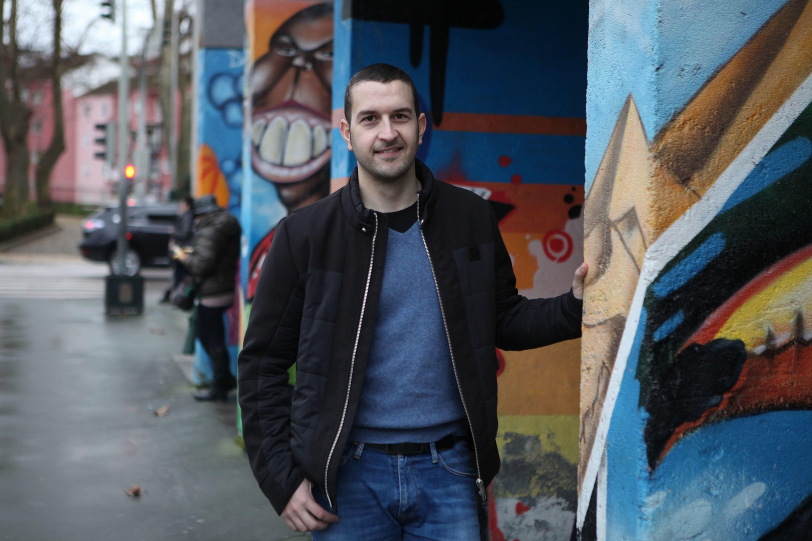 Hugo Blanco, en octubre de 2014, al hacerse cargo de la gerencia del Consello Municipal de Deportes.