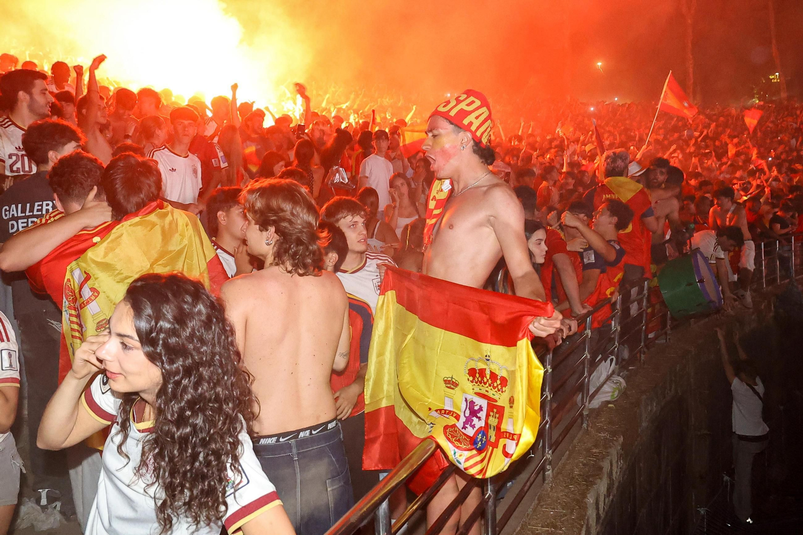 Galería | Vigo celebra la victoria de España en el Mundial 2026