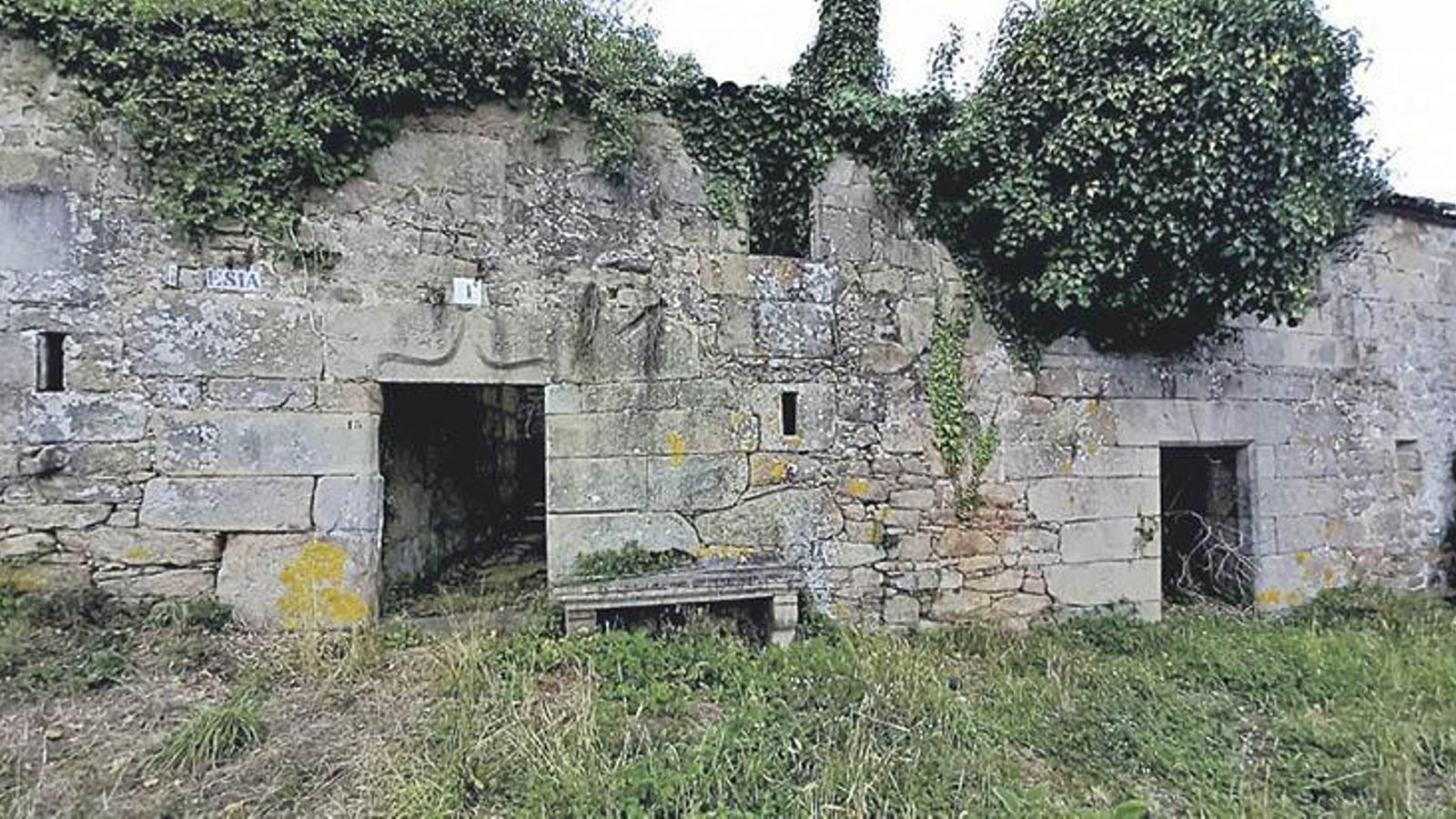 Casa rectoral de Barrán, en Piñor.