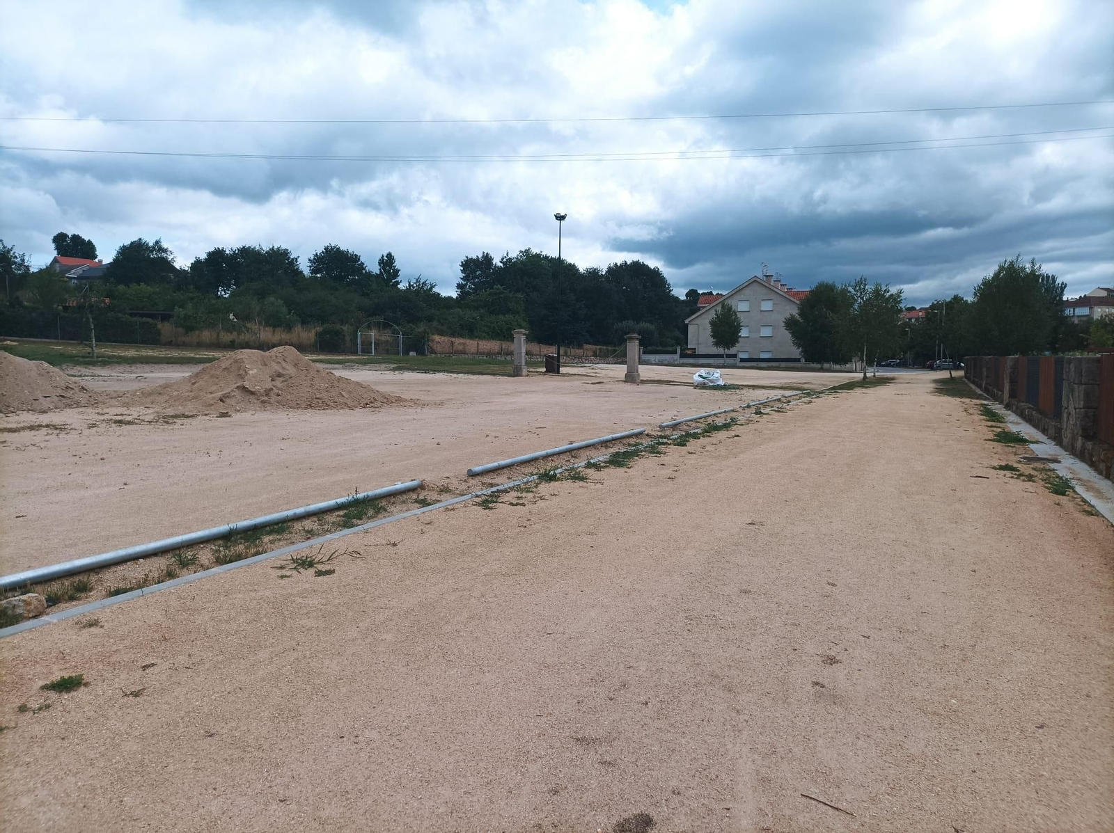 La superficie de 1.200 metros cuadrados en la que se ubicarán los vehículos. (P.P.)