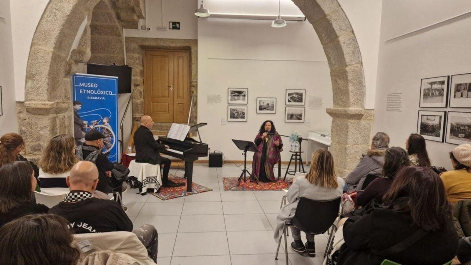 Un dos concertos realizados no museo.