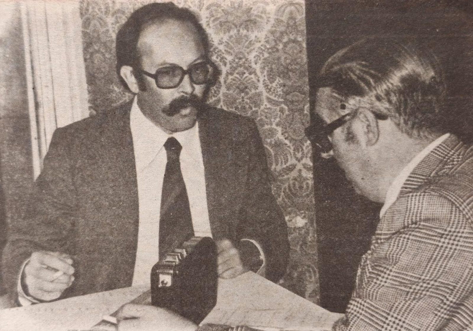 Heriberto Quesada Porto entrevistado por Ellacuriaga.