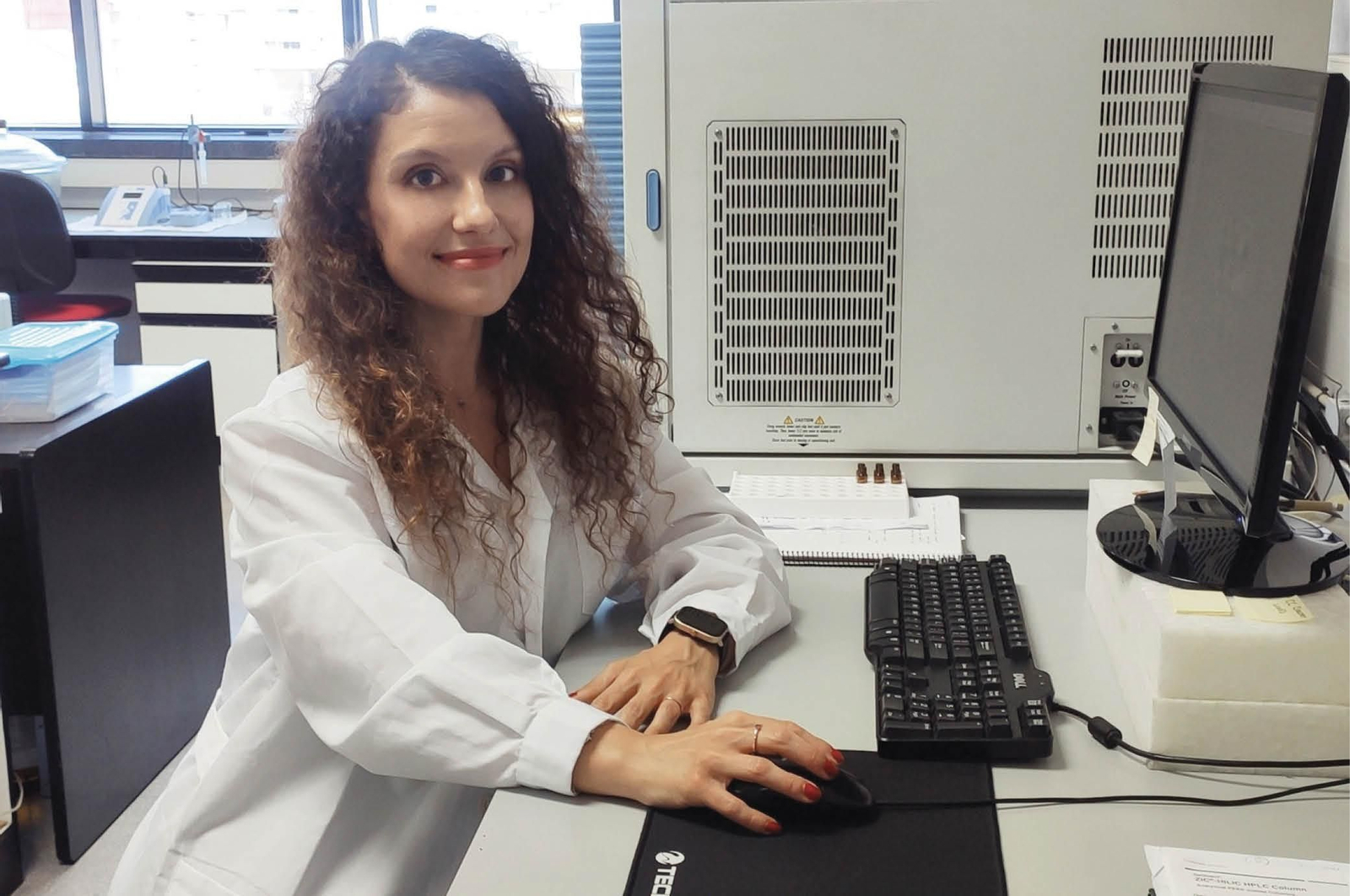 Noelia Cambeiro, bióloga de la Facultad de Ciencias del Campus de Ourense.