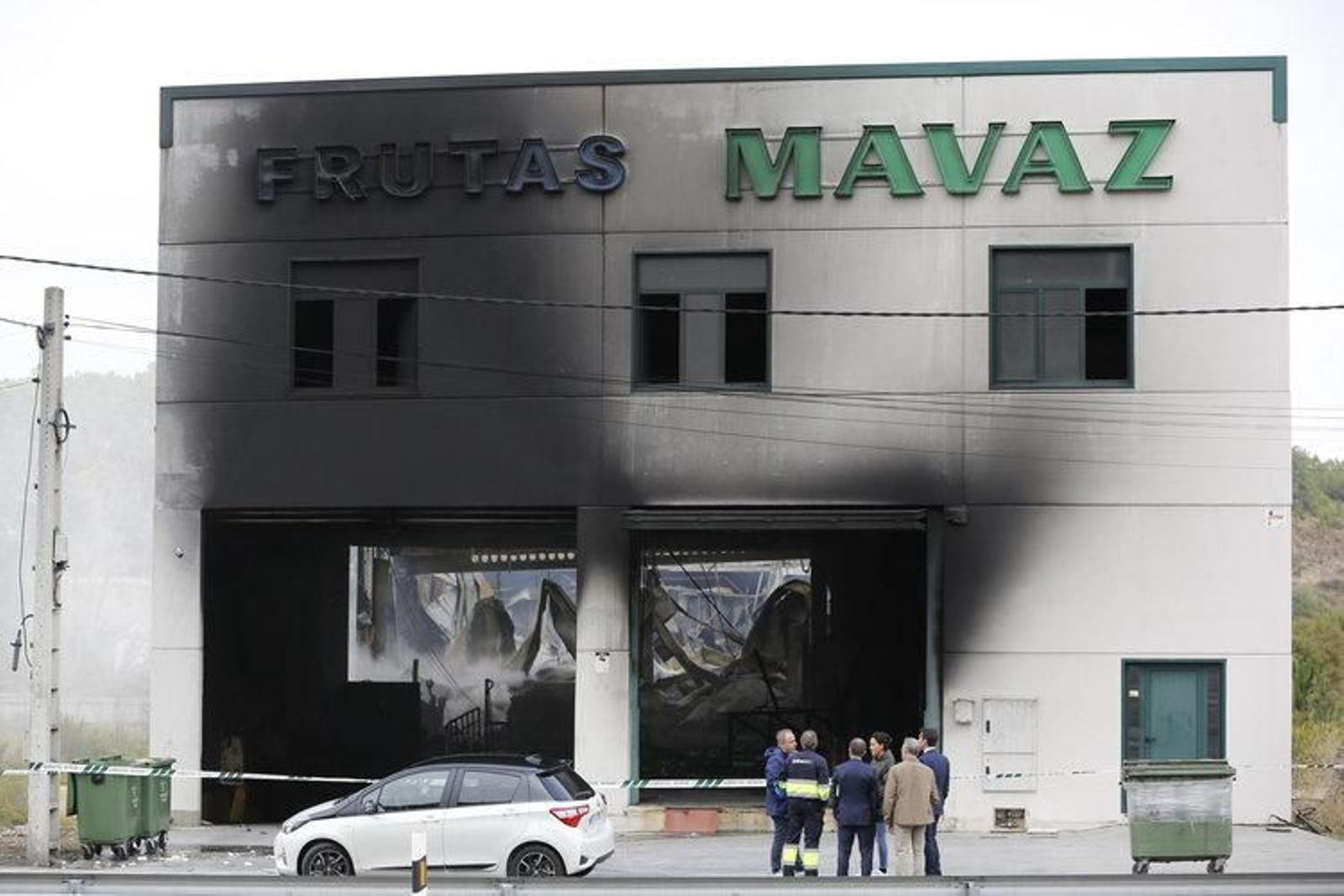 Las instalaciones quedaron completamente calcinadas.