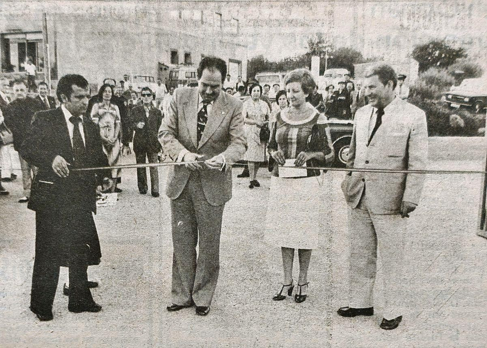 Inauguración del colegio.