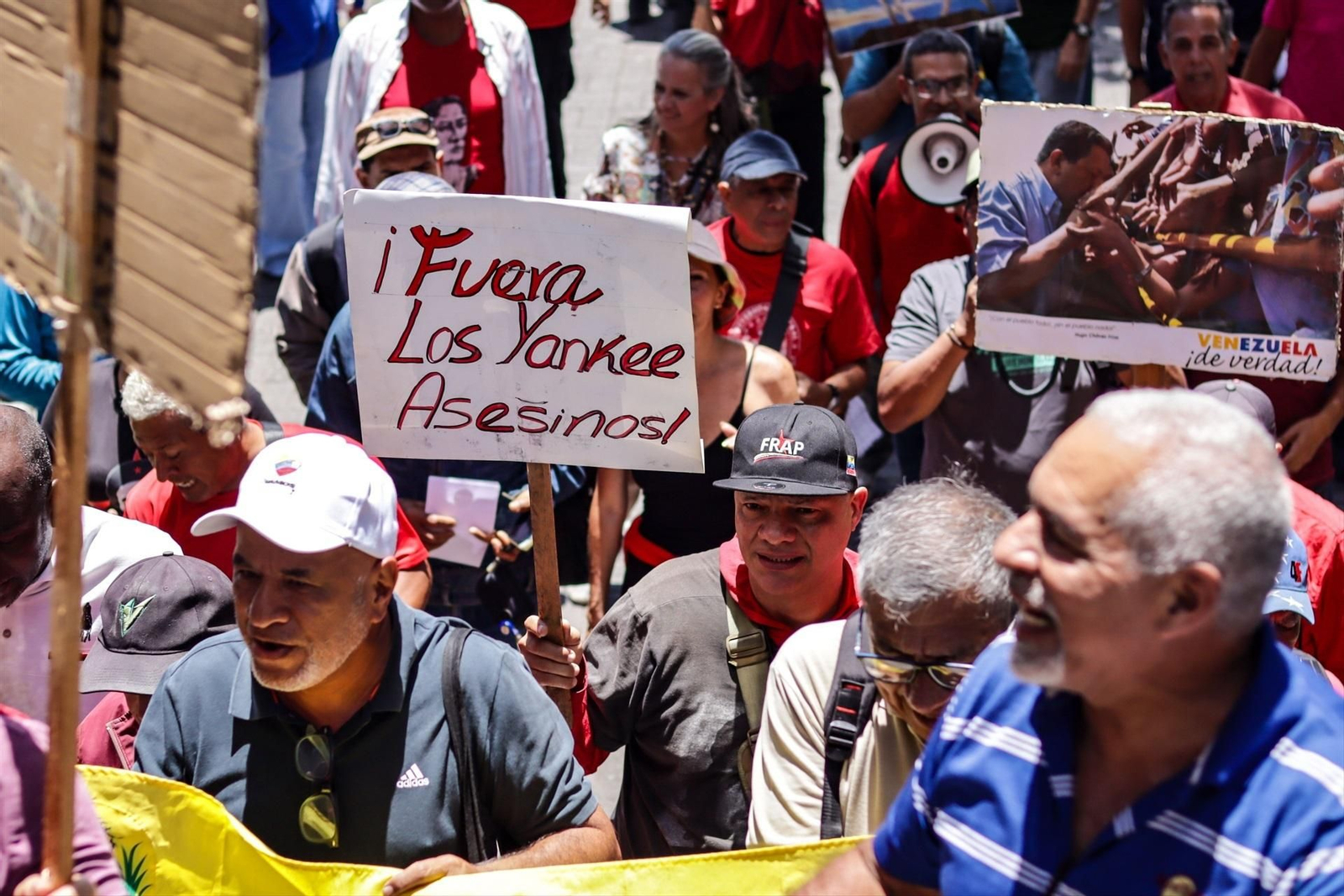 Protestas en Caracas por el acuerdo petrolero con EEUU