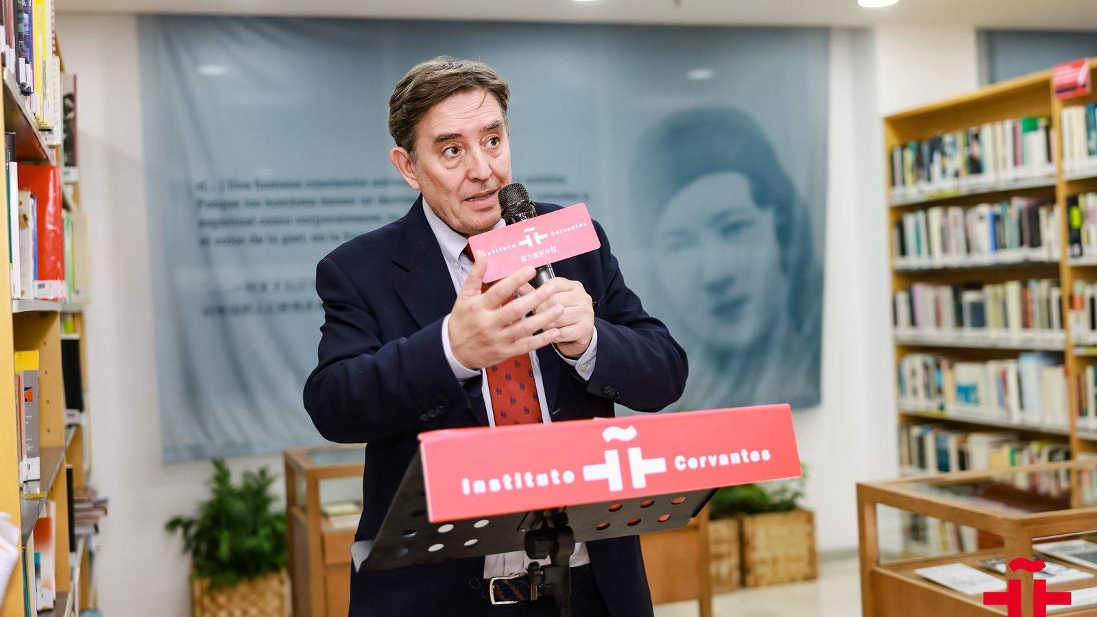 Luis García Montero durante su intervención