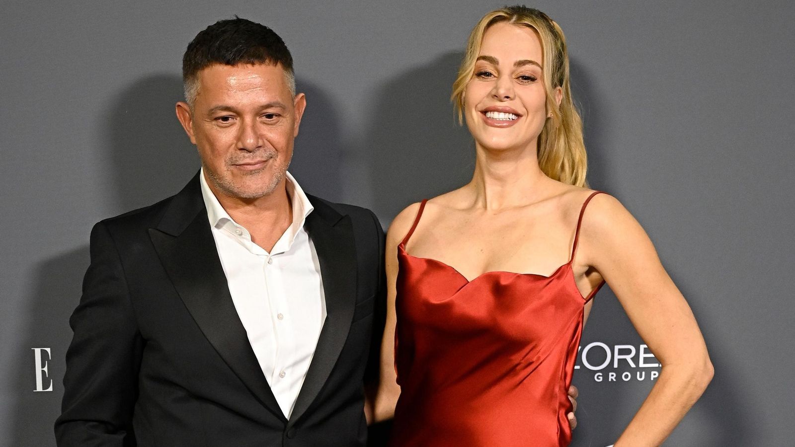 Alejandro Sanz y Candela Márquez.