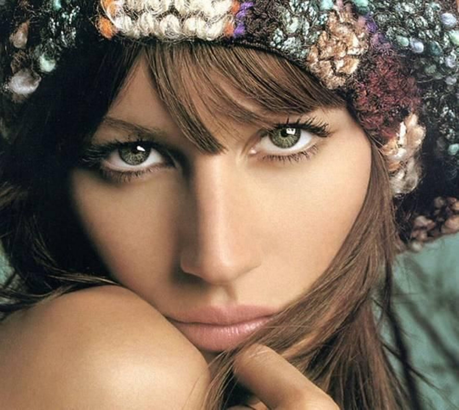 Gisele Bundchen con maquillaje