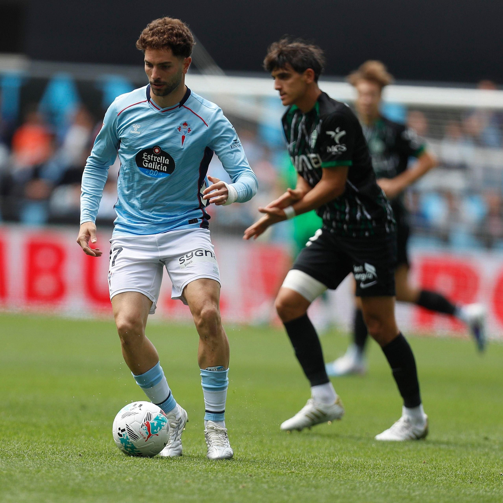 Javi Rueda en acción.