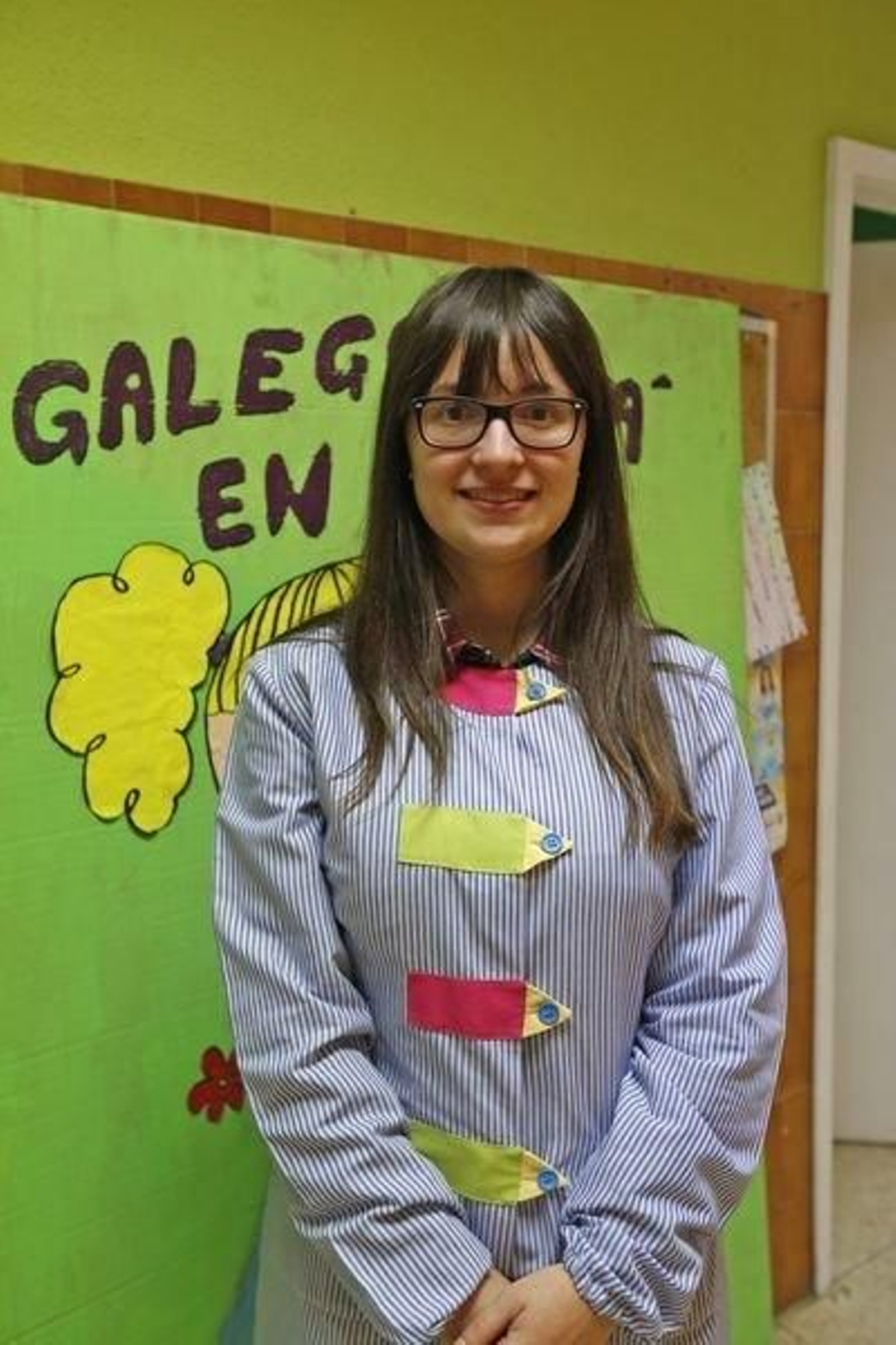 Cortegada. 30-05-16. Xornal escolar. Reportaxe ceip Cortegada.Esther MeléndezFoto: Xesús Fariñas