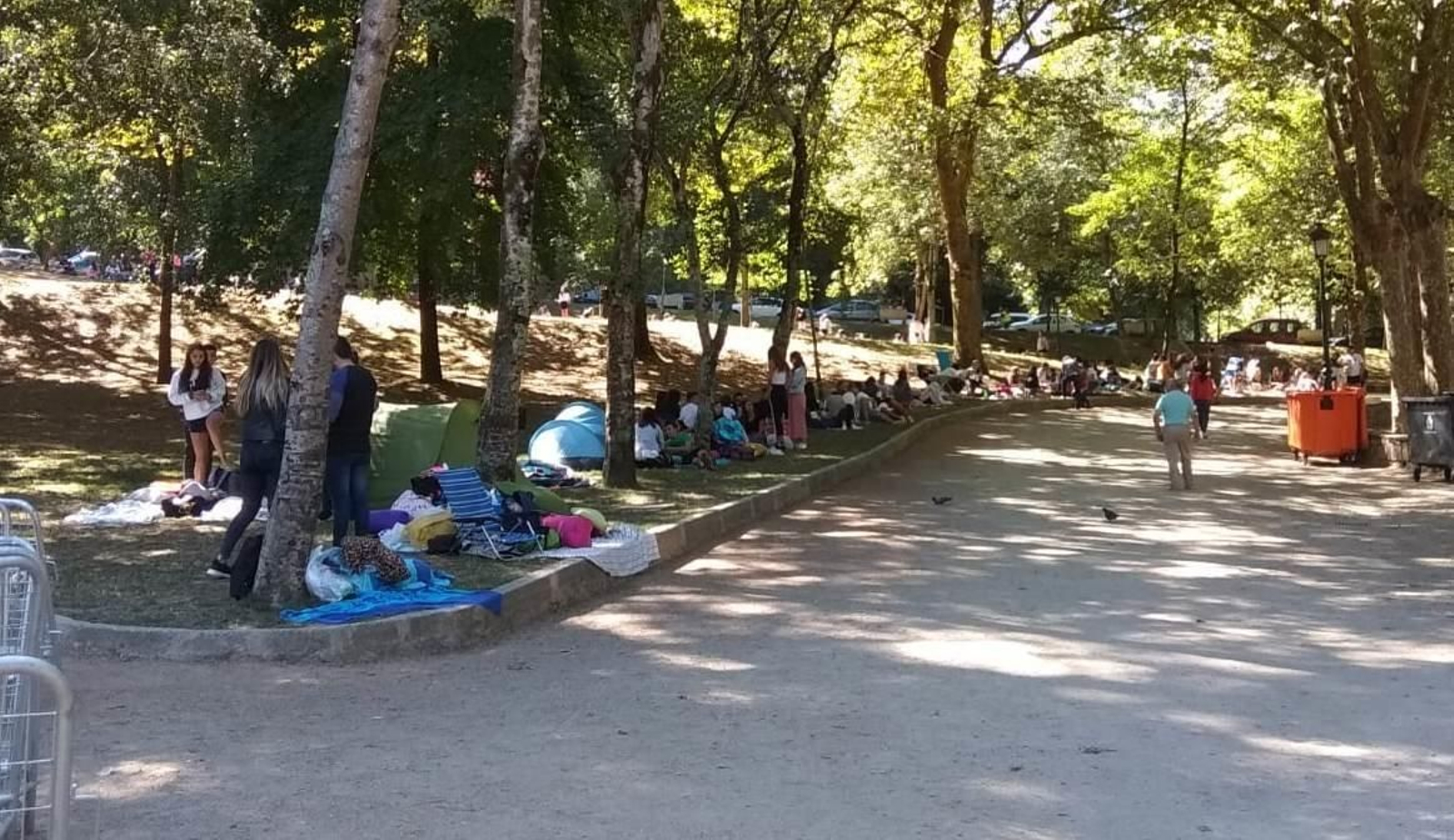 Los fans de OT pasron la noche en Castrelos