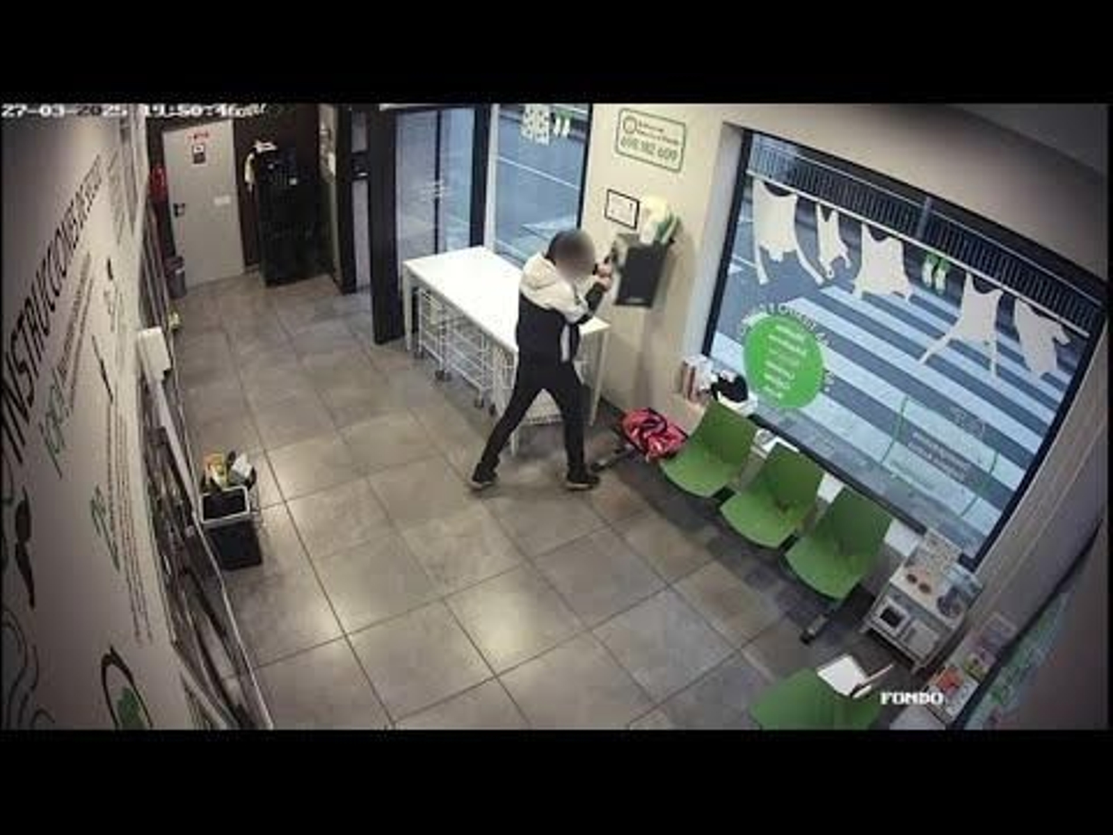 Robo en una lavandería de O Barco de Valdeorras