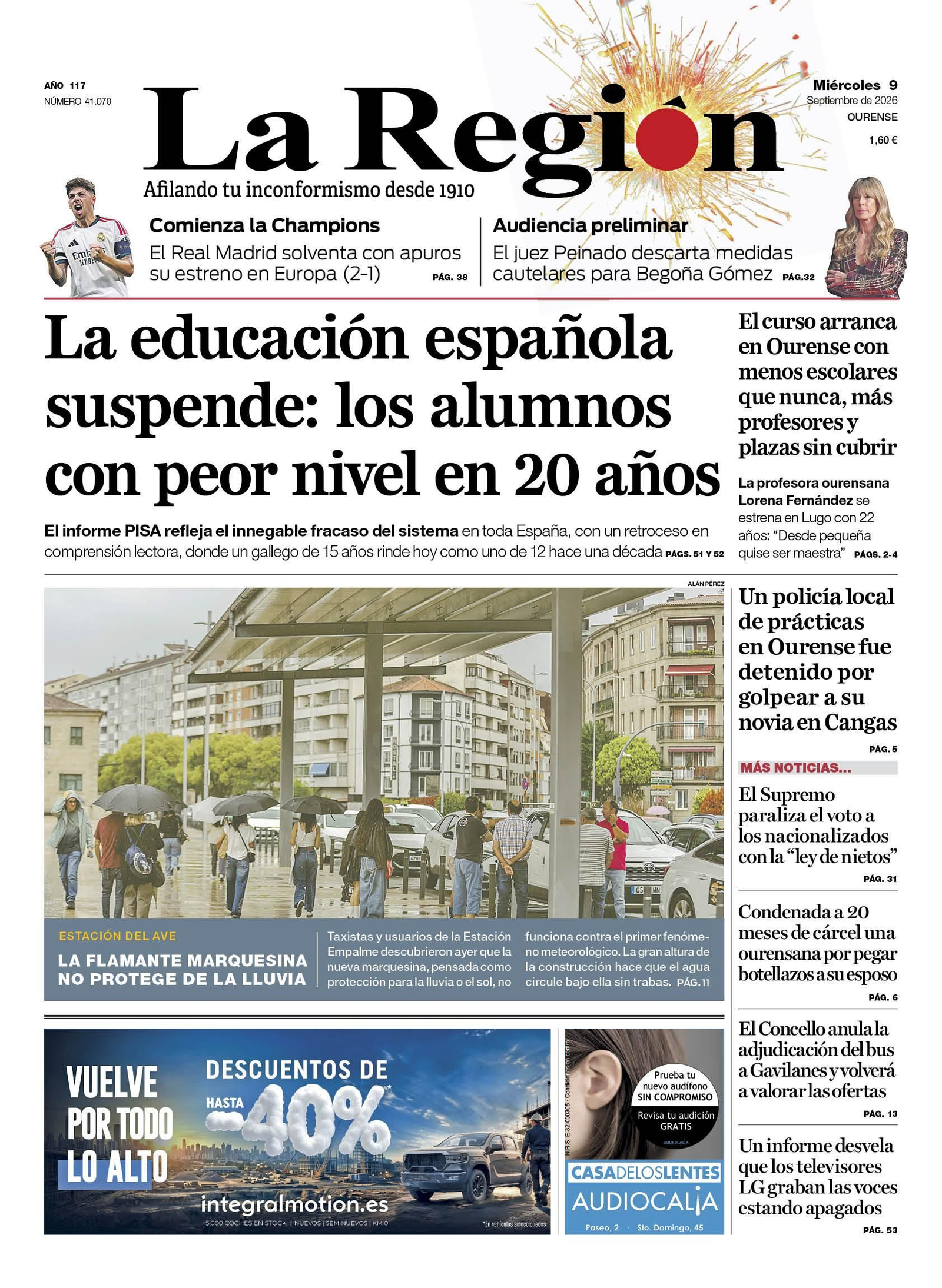 La portada de hoy