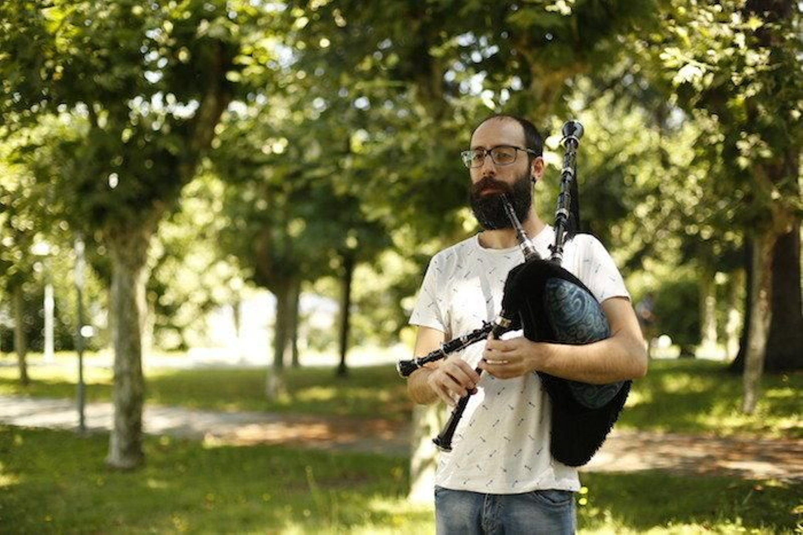 Isidro Vidal, compositor y gaiteiro.