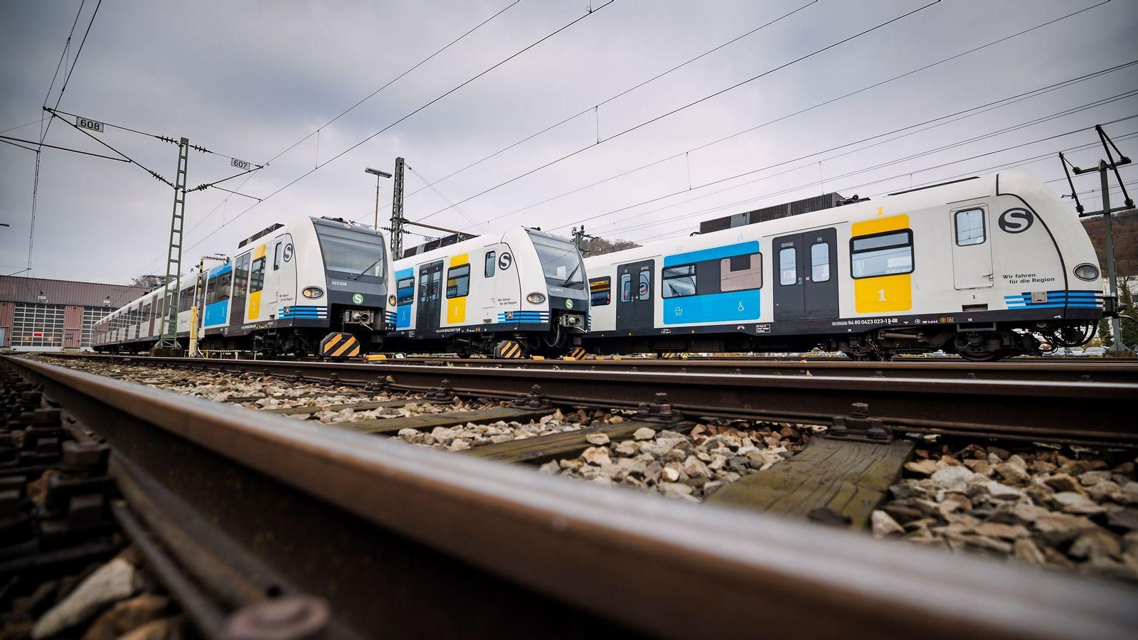 Trenes en Stuttgart
