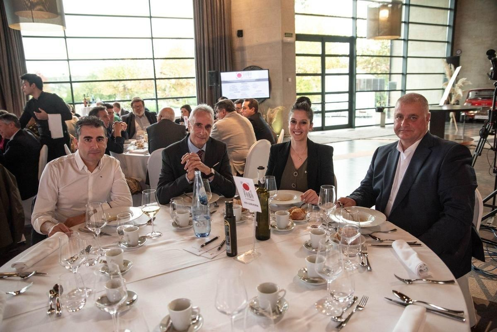 Mario Franco, Juanjo Feijóo, Goretti Iglesias y Carlos Costa