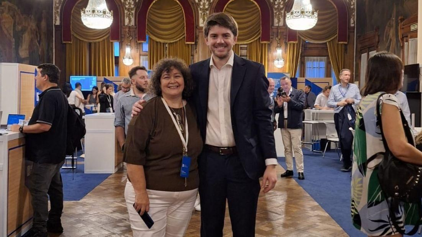 En la imagen Susana Carbia y Martín Miméndez Casaleiro