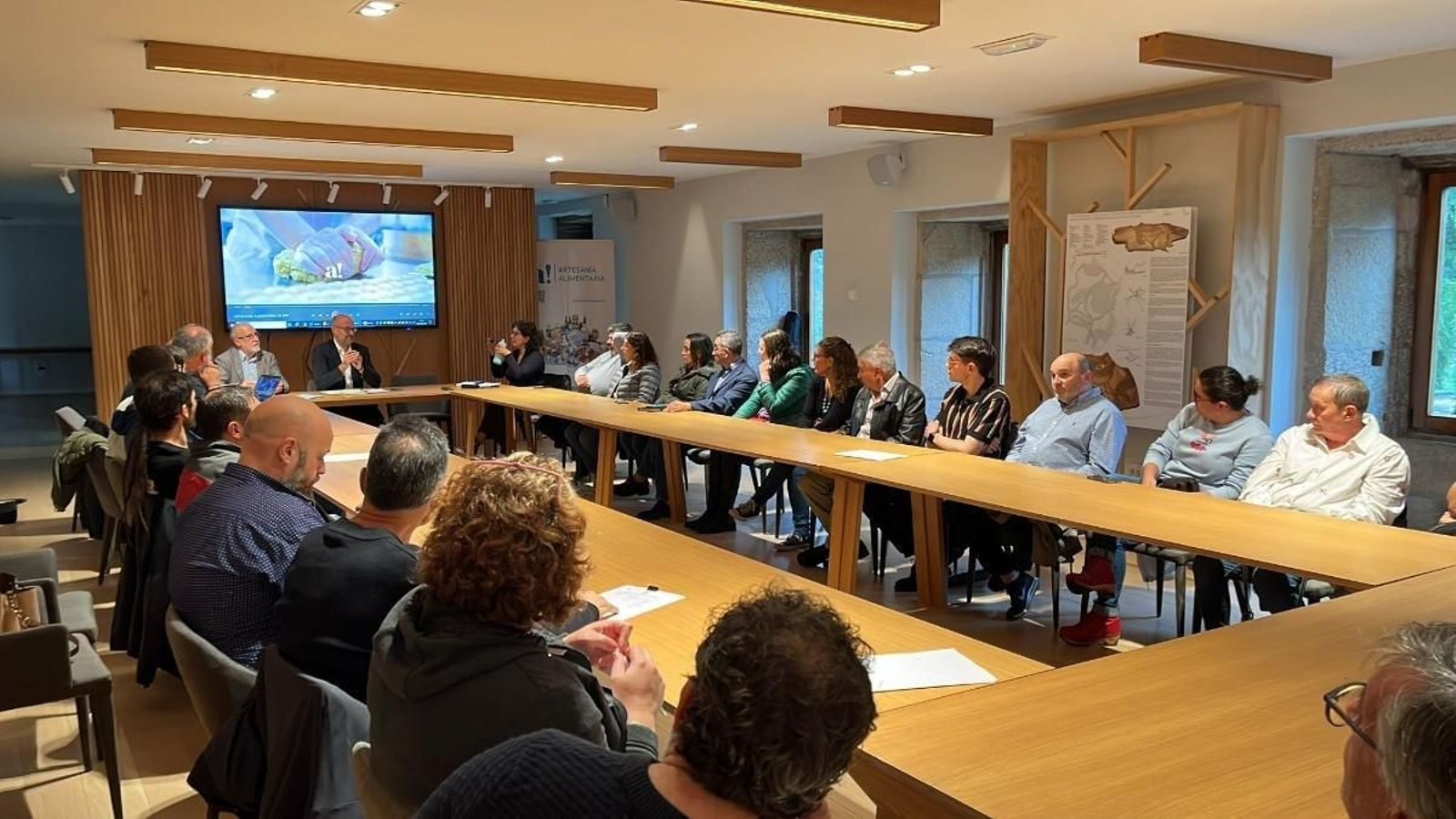 Reunión de trabajo de la Agencia Gallega de la Calidad Alimentaria. Xunta de Galicia.