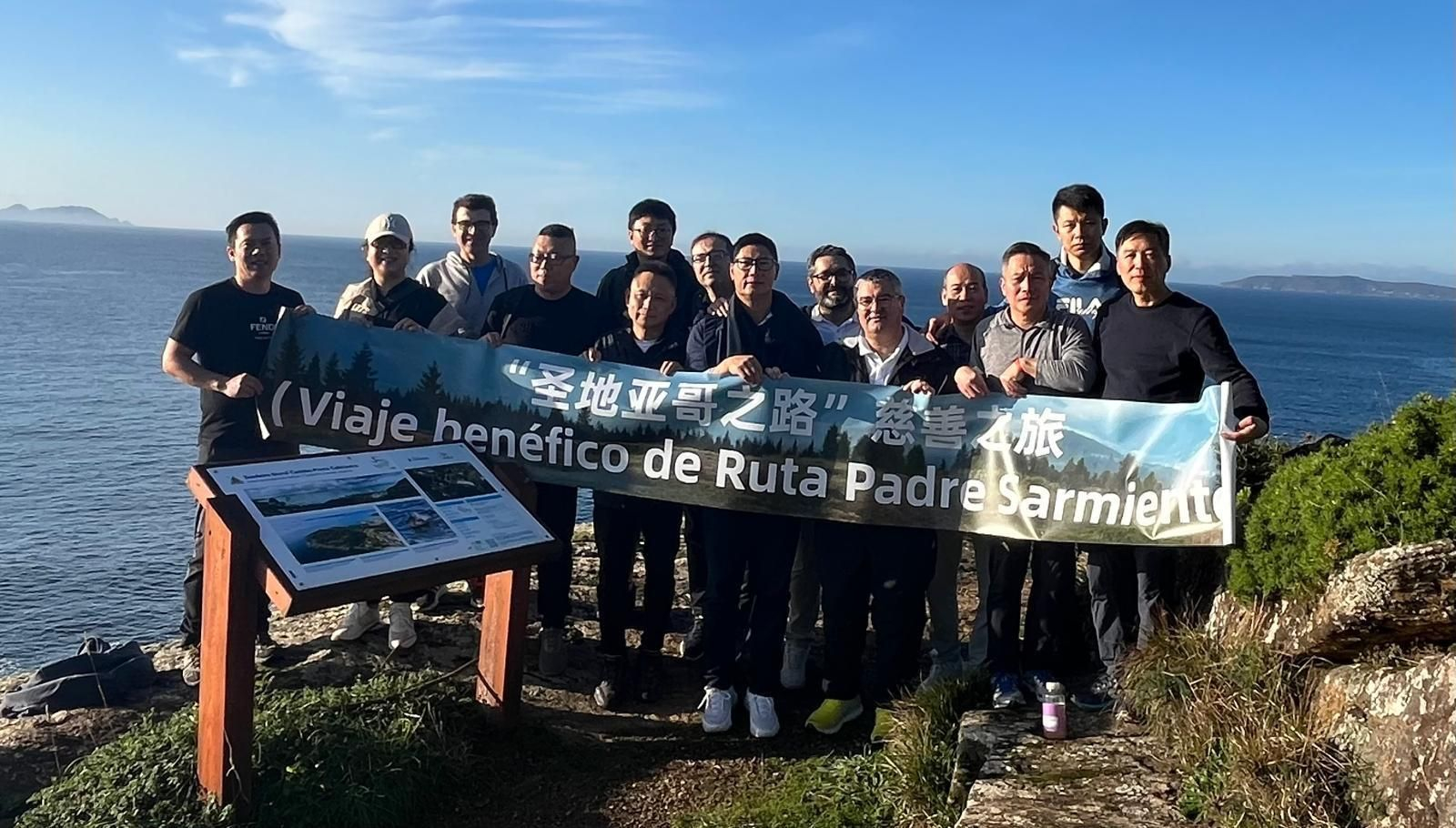 Visita reciente de una delegación china al Salnés.