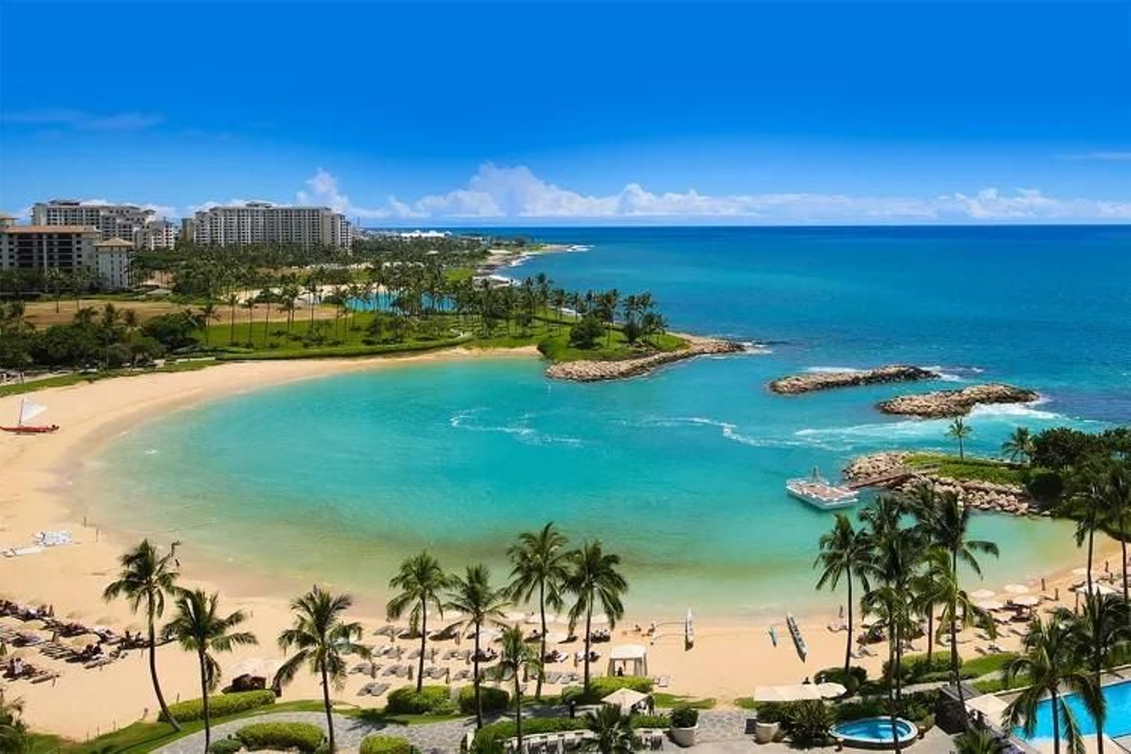 Vista del mar en Hawái
