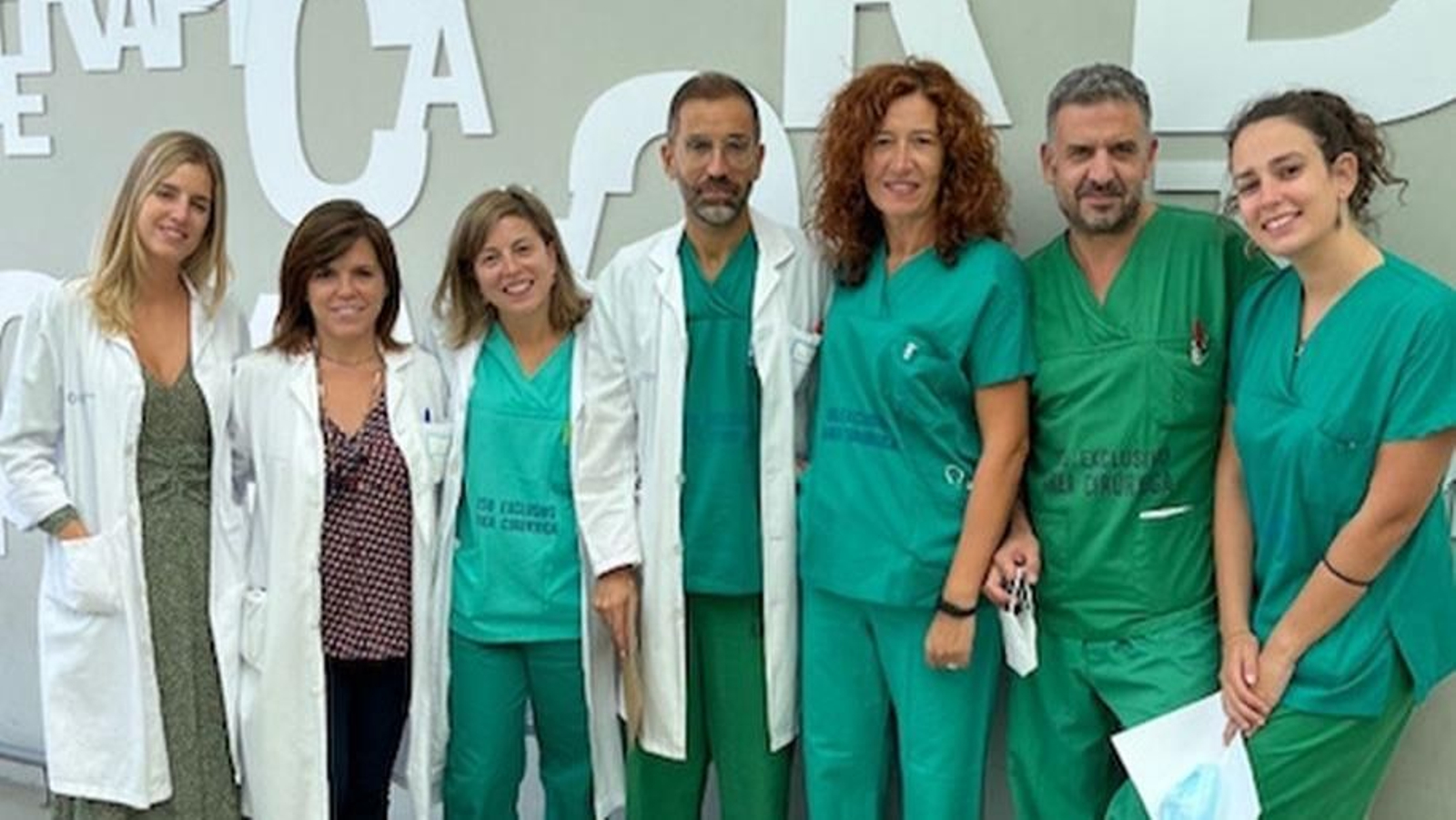 El equipo de enfermería de Oncología radioterápica.n