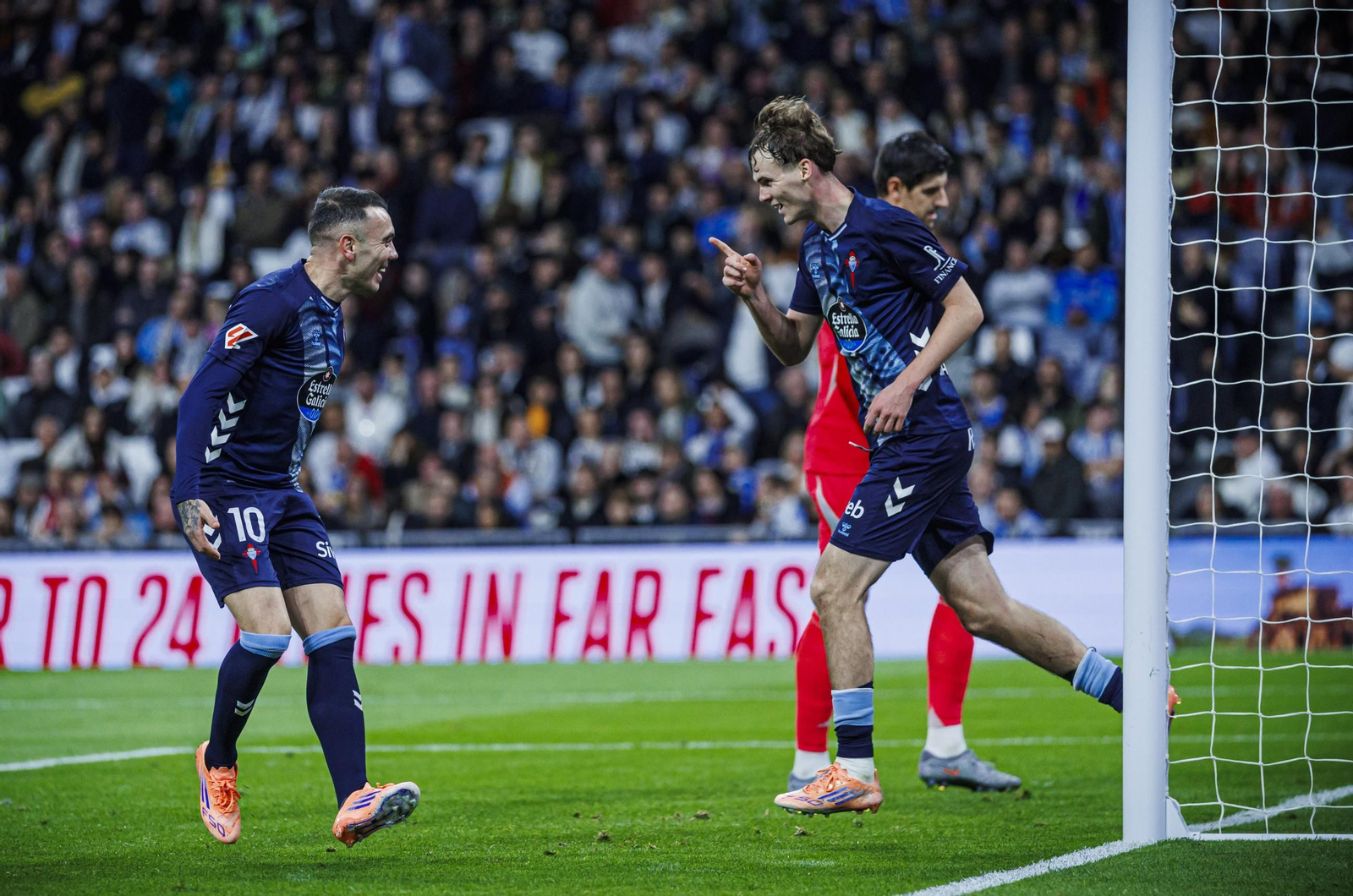 Swedberg lleva cuatro goles contra el Real Madrid, sólo uno menos que Iago Aspas.