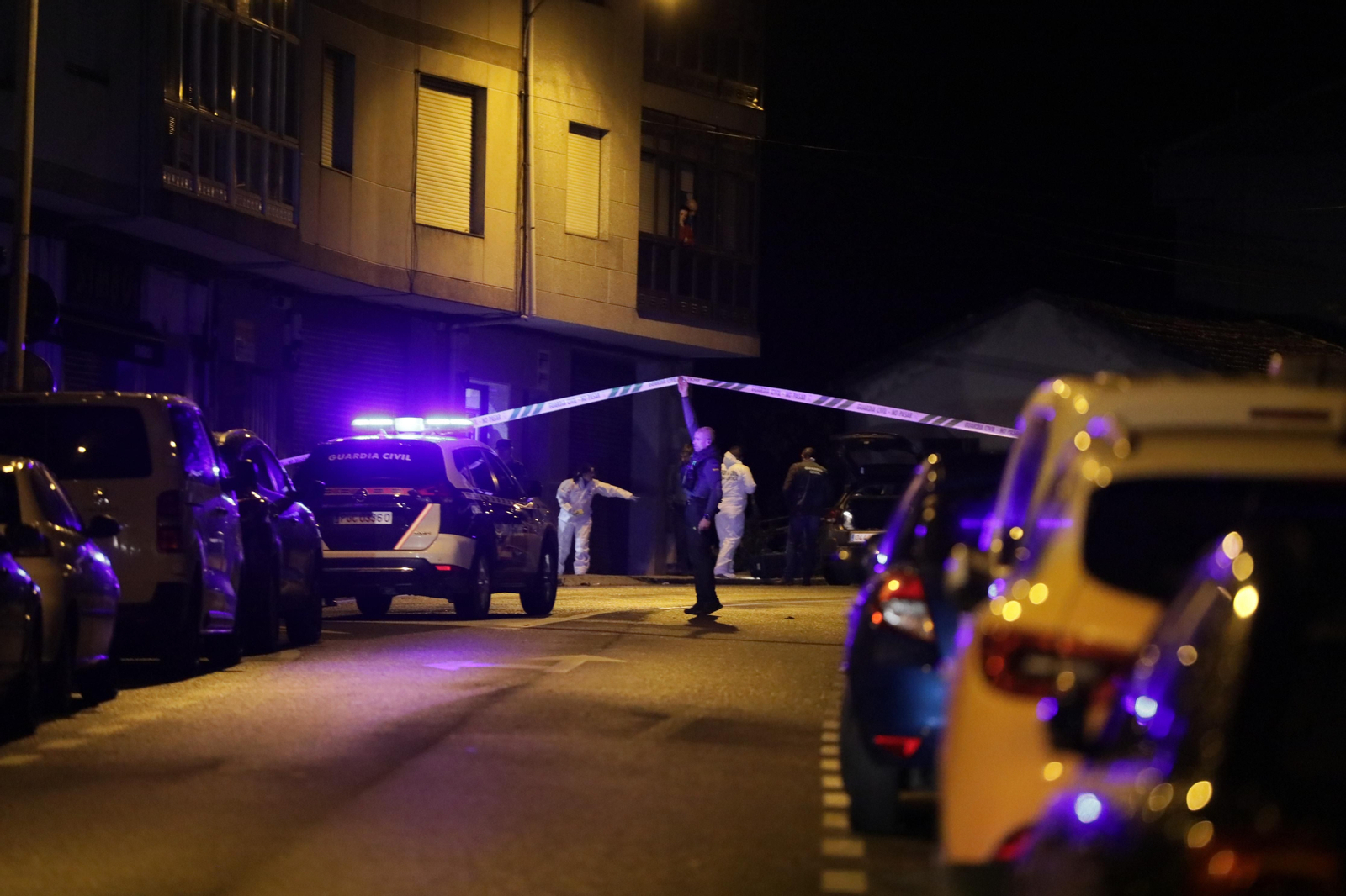 Tiroteo en la calle Cardenal Quiroga de Maceda. José Paz